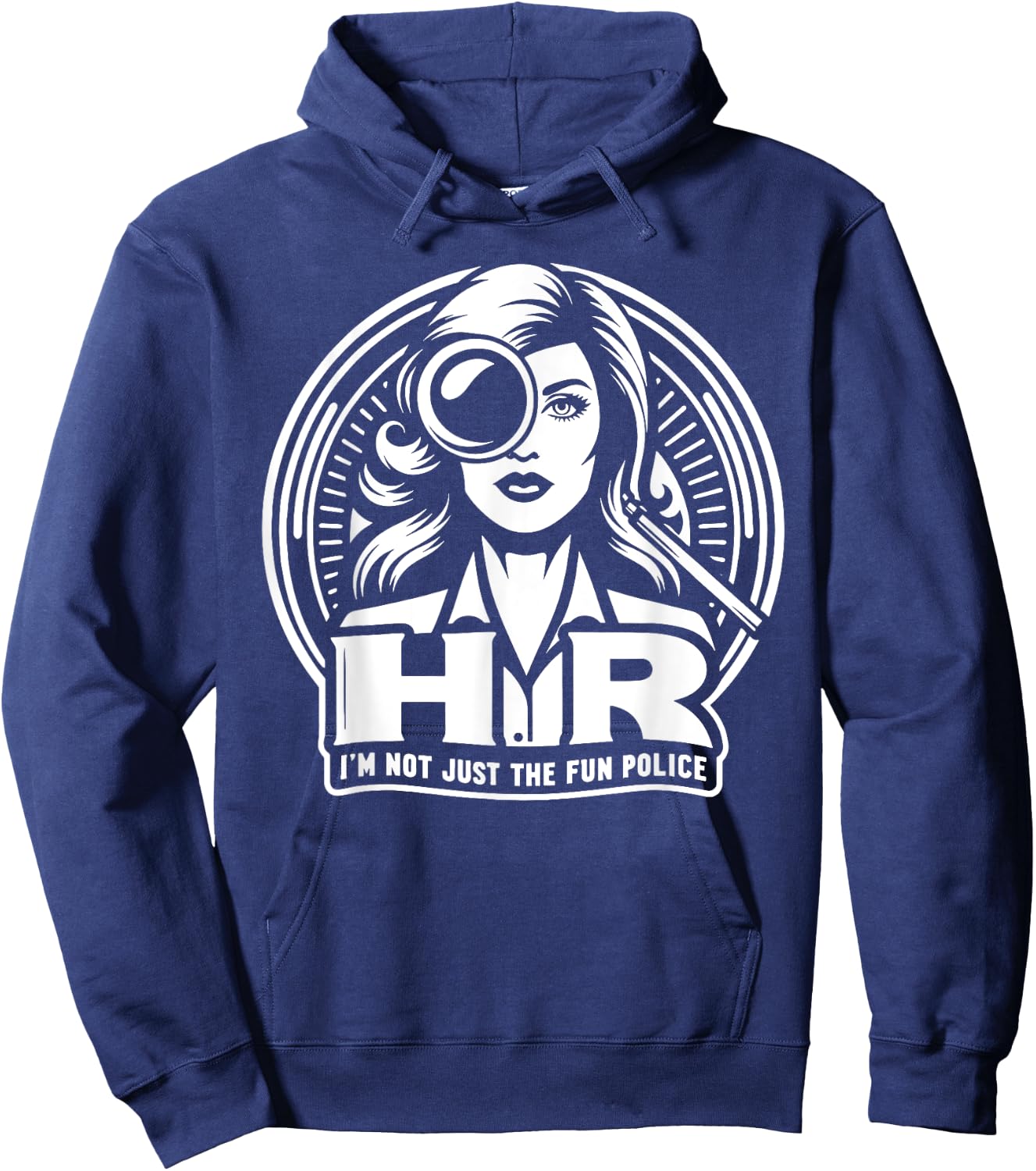 Im not just the fun Police HR Hoodie - Hoodie | Navy