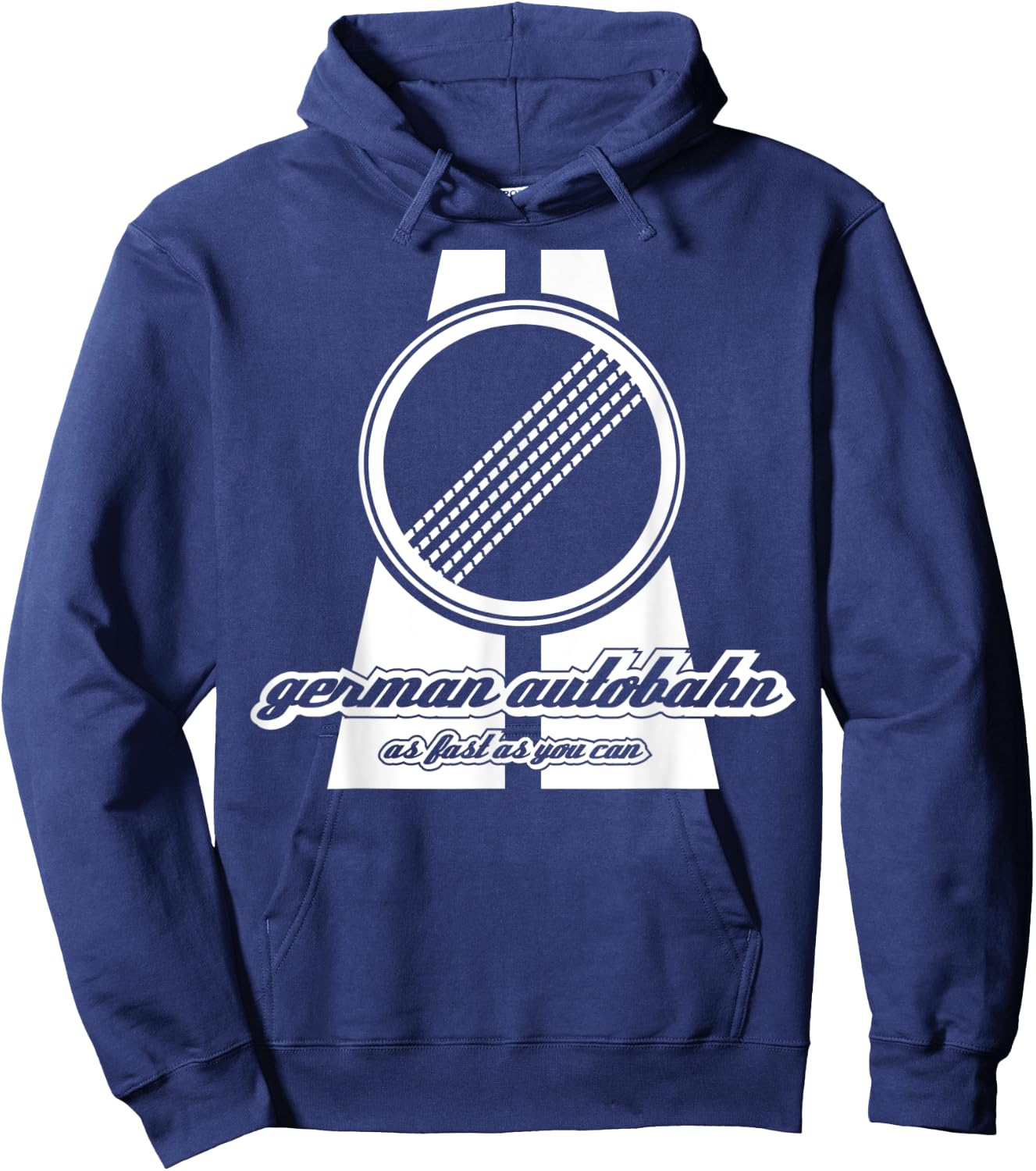 German Autobahn Design "Autobahn" Hoodie - Hoodie | Navy