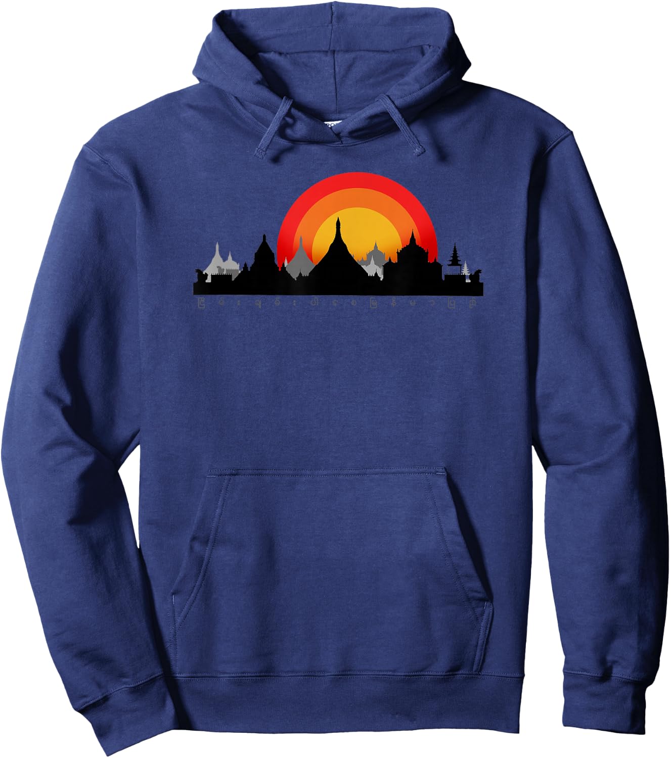 Bless to be peaceful Myanmar(A003) - Gift/Political Hoodie - Hoodie | Navy
