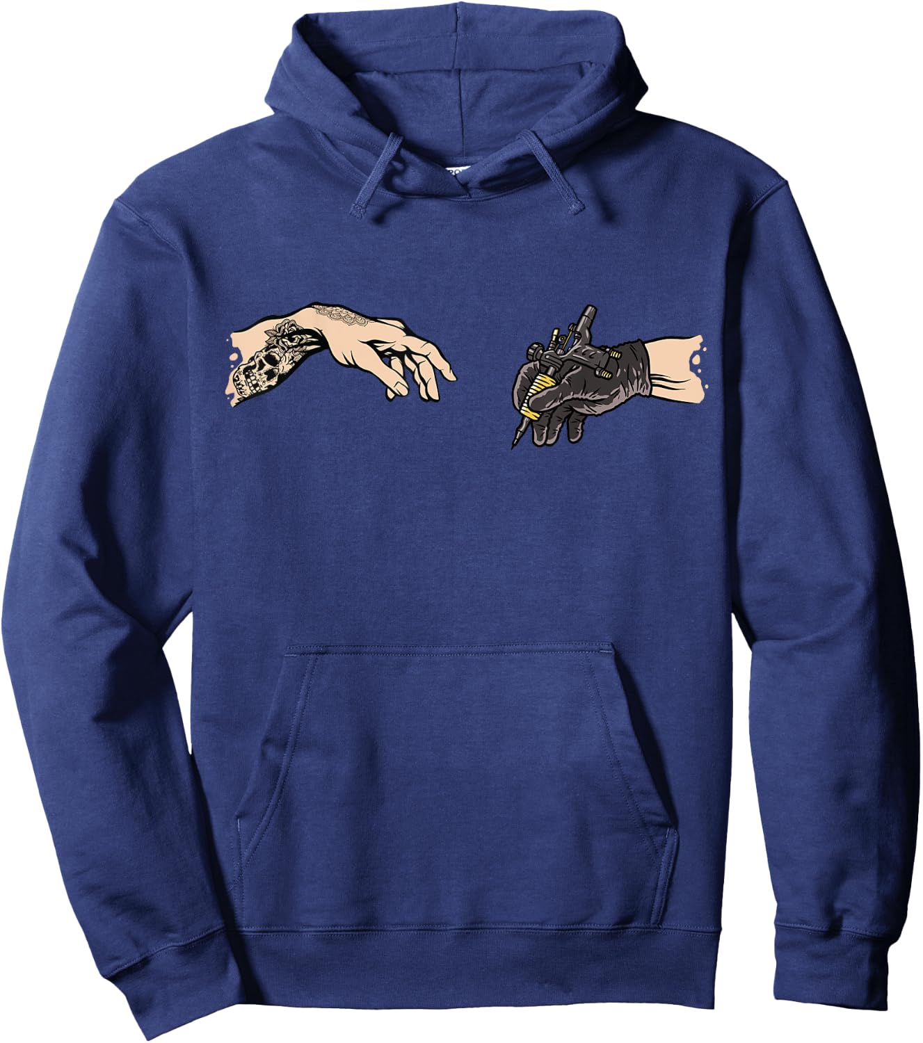 Tattoo Gun Tattoo Artist Funny Tattoo Hoodie - Hoodie | Navy