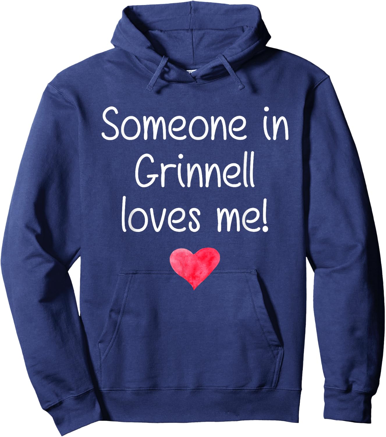 Someone In GRINNELL IA IOWA Loves Me City Home Roots Hoodie - Hoodie | Navy