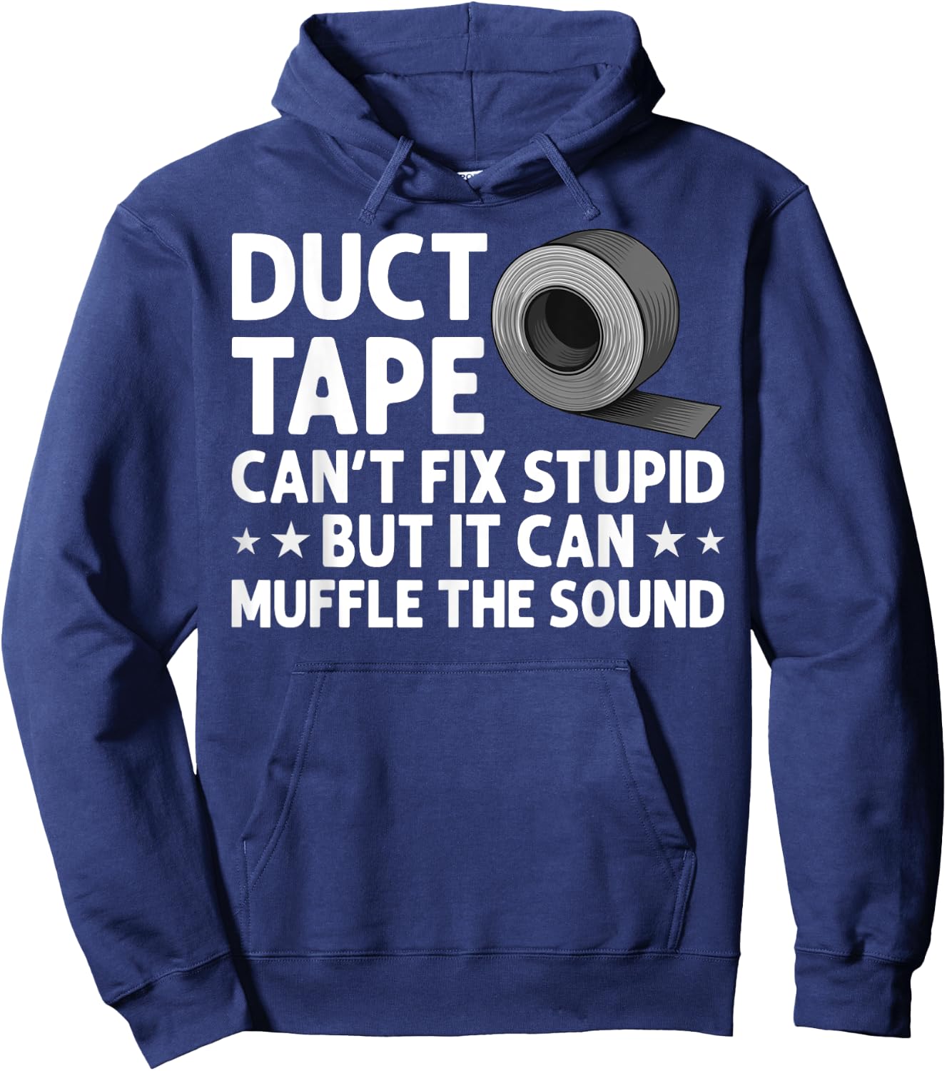 Funny Duct Tape Gift Women Duct Tape Lover Handyman Hoodie - Hoodie | Navy