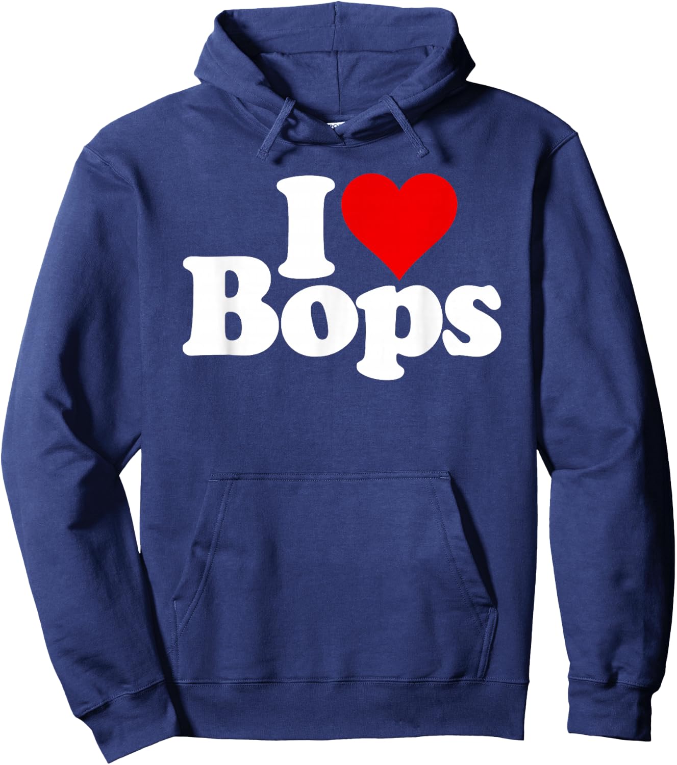 I Love Heart Bops Hoodie - Hoodie | Navy
