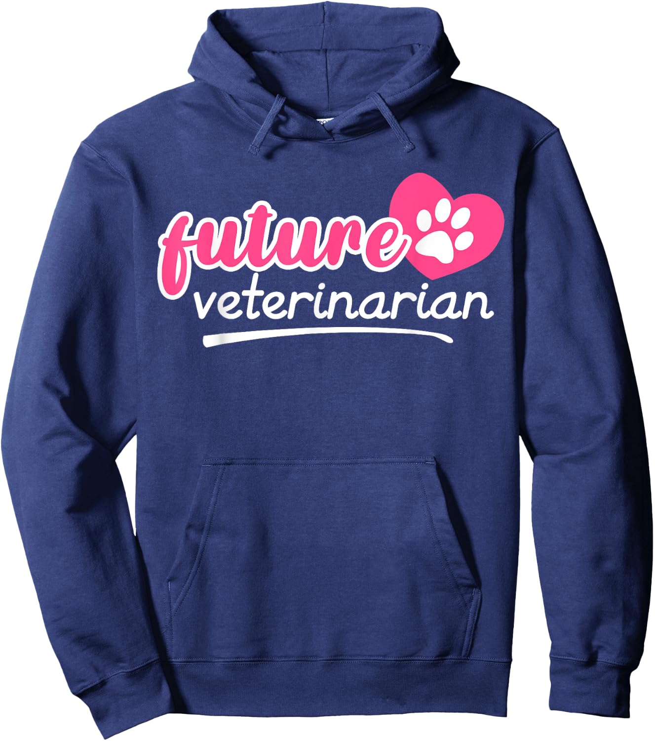 Future Veterinarian Gift Vet Tech Men Women Kids Vet School Hoodie - Hoodie | Navy