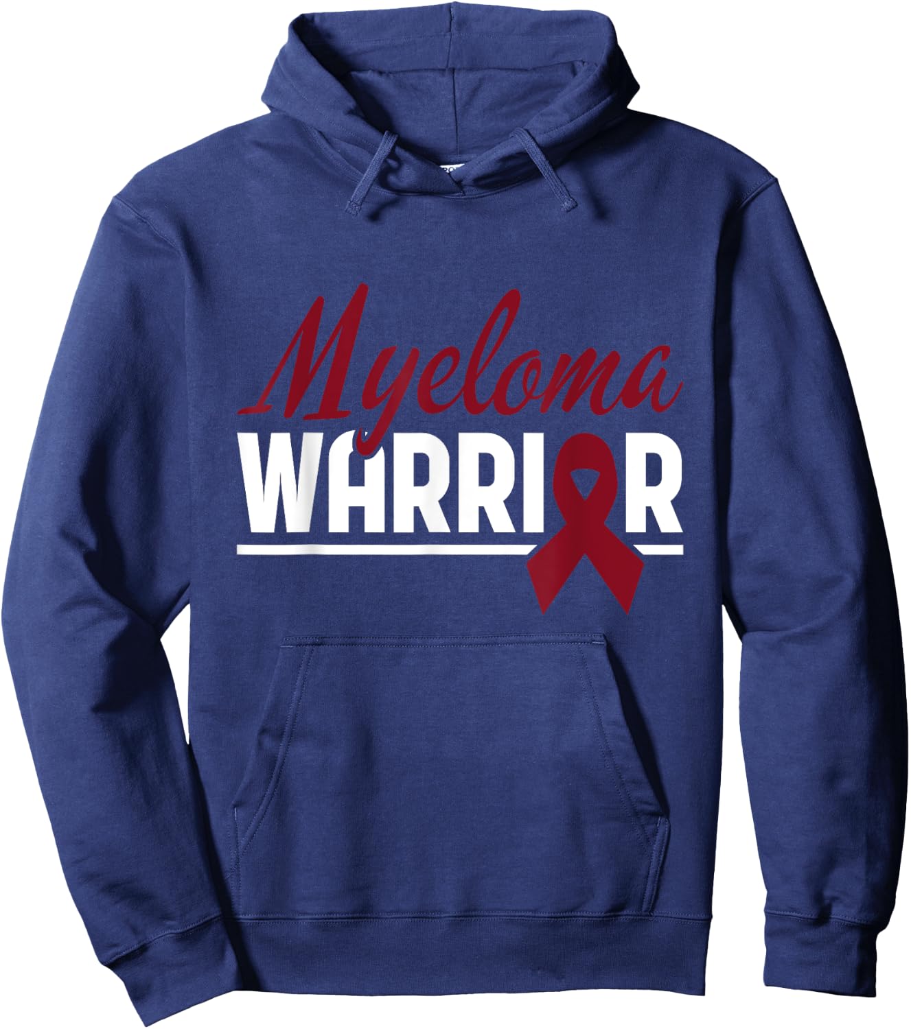Myeloma Warrior Multiple Myeloma Cancer Awareness Hoodie - Hoodie | Navy