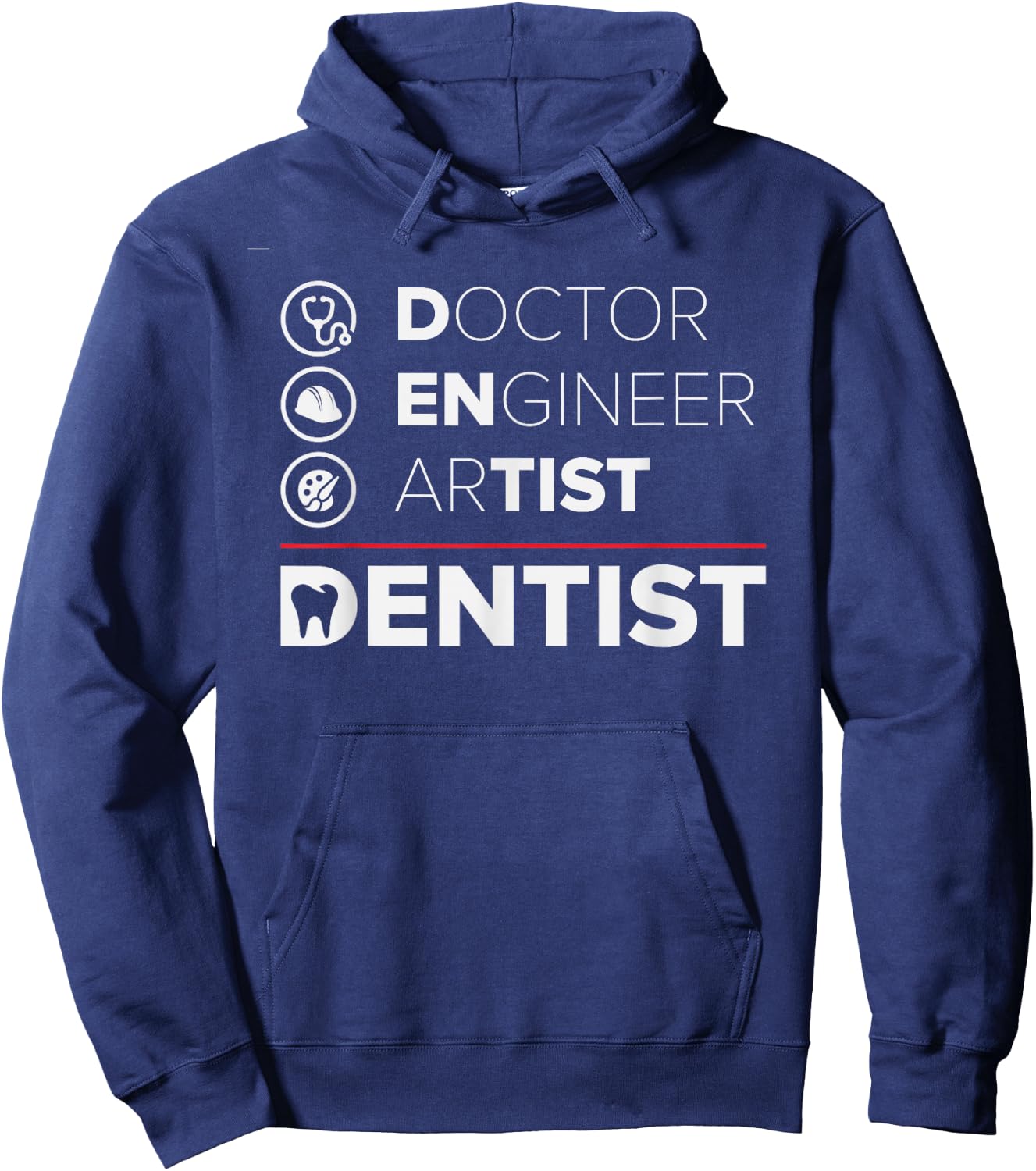 Funny Dentist Gifts Dentistry Dental Dentists Hoodie - Hoodie | Navy