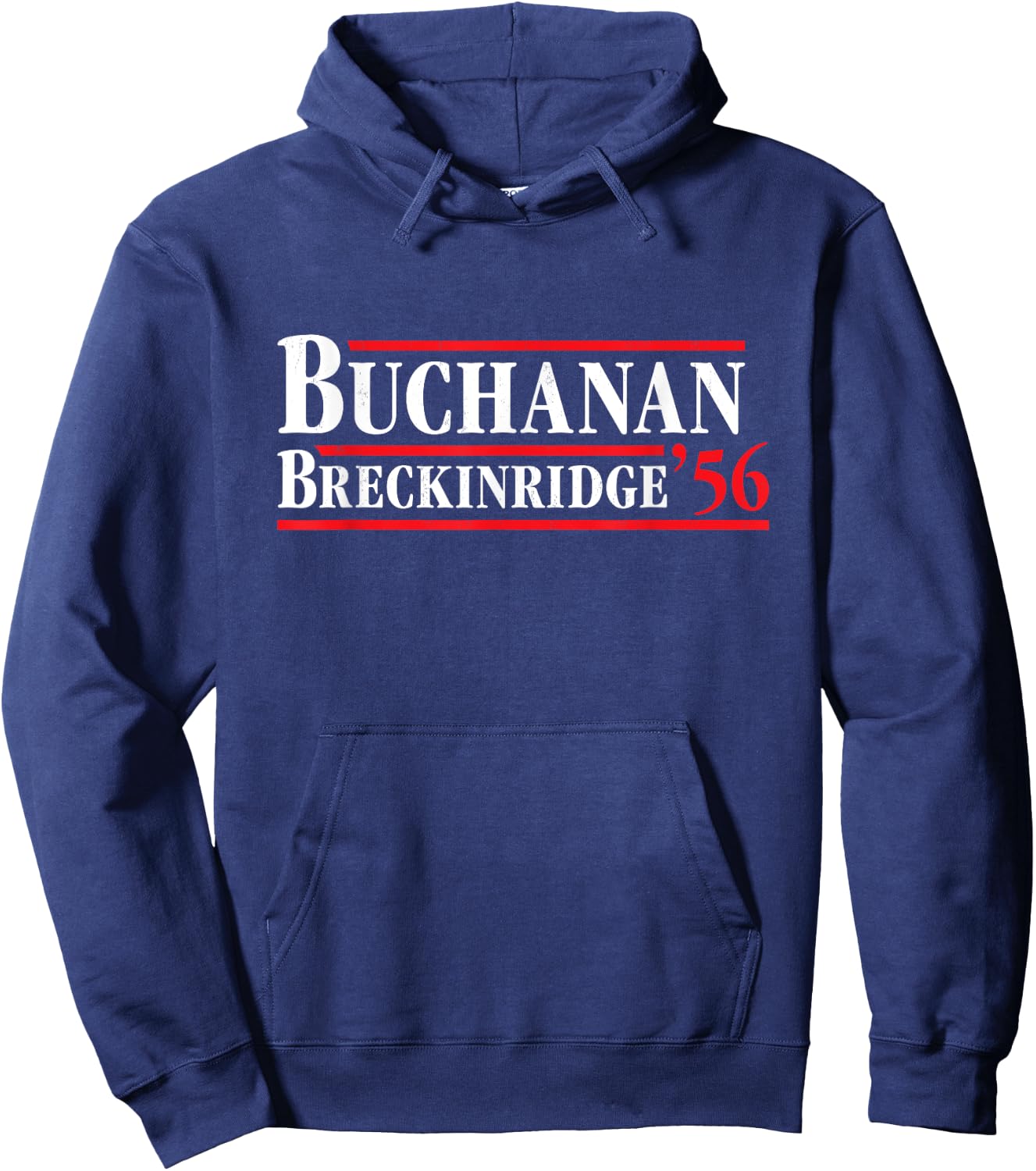 President James Buchanan 1856 - Retro 4th of July Men Hoodie - Hoodie | Navy