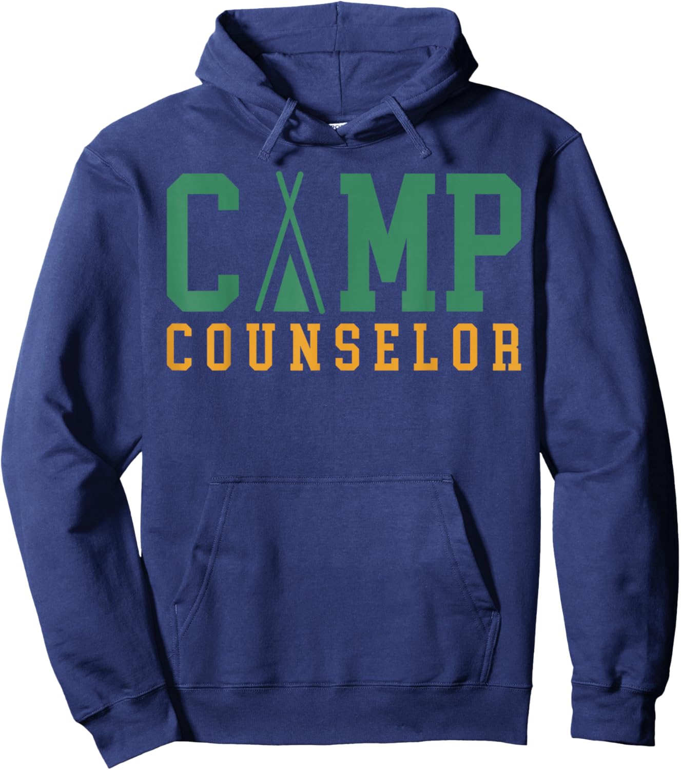 Camping Summer Camp Counselor Staff Director Camper Hoodie - Hoodie | Navy