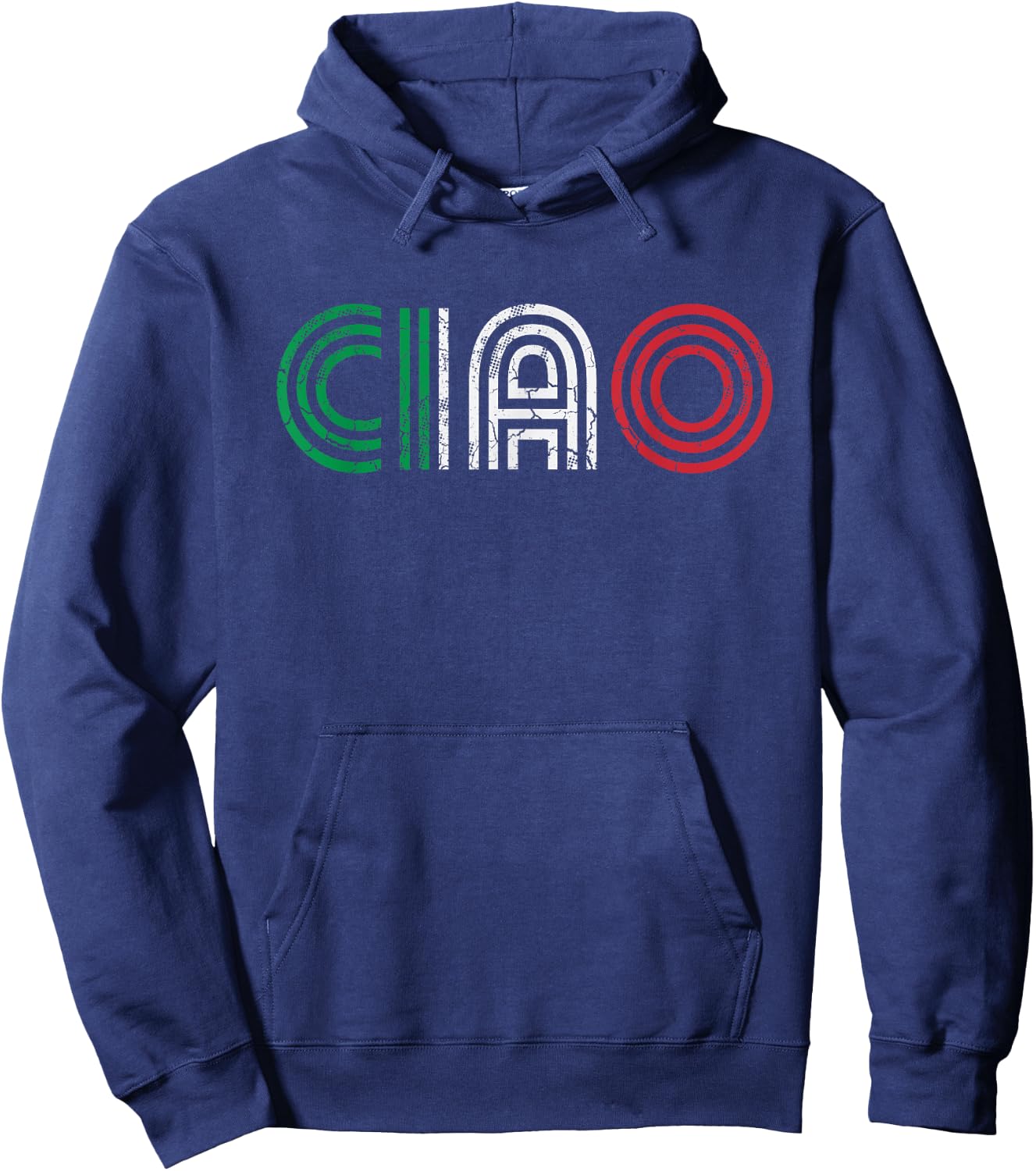 Ciao Italian Italia Italy Italiano Retro Hello Family Hoodie - Hoodie | Navy