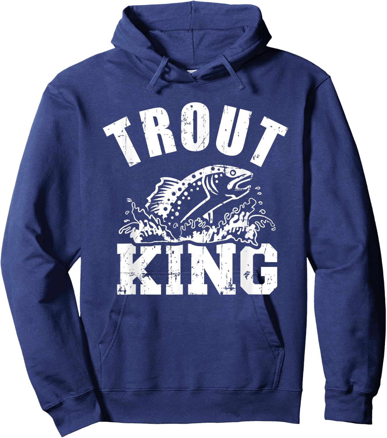 Trout king Hoodie - Hoodie | Navy