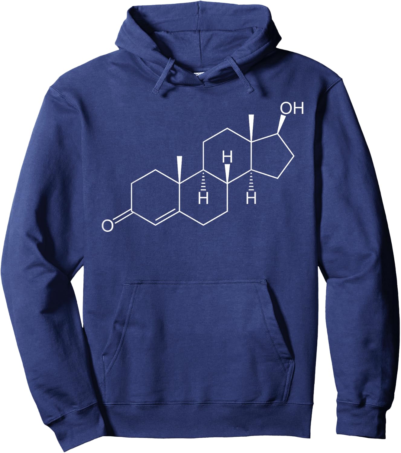 Testosterone Molecule Hoodie - Hoodie | Navy