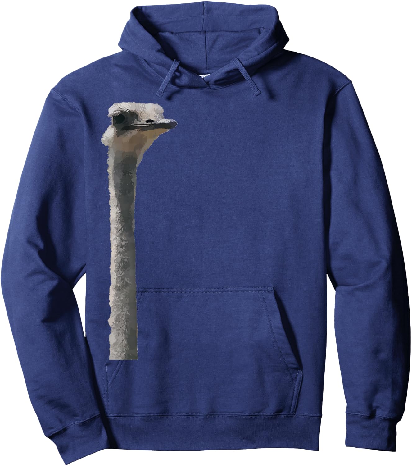 Mister Big Neck Ostrich Hoodie - Hoodie | Navy