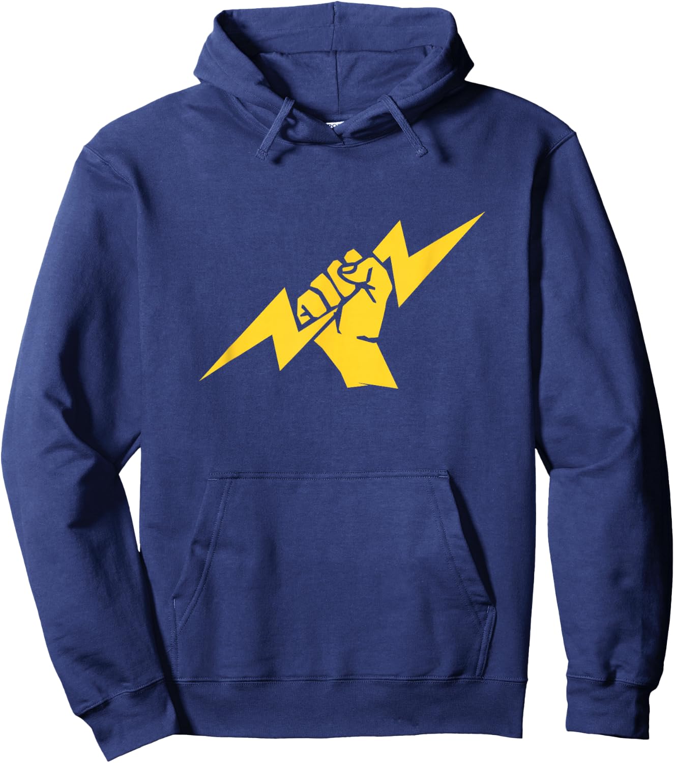 Electrician Hand Lightning Hoodie - Hoodie | Navy