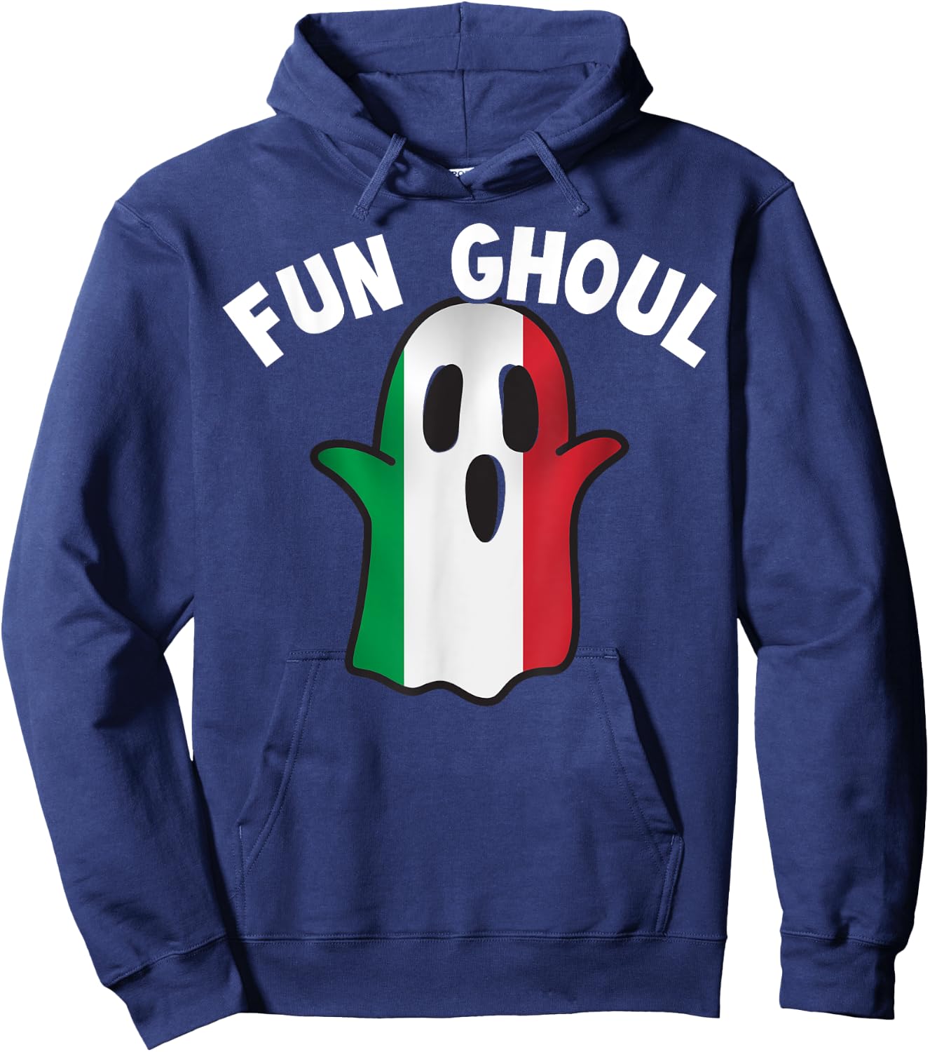 Fun Ghoul Halloween Themed Gift Italy Lovers Gift Hoodie - Hoodie | Navy