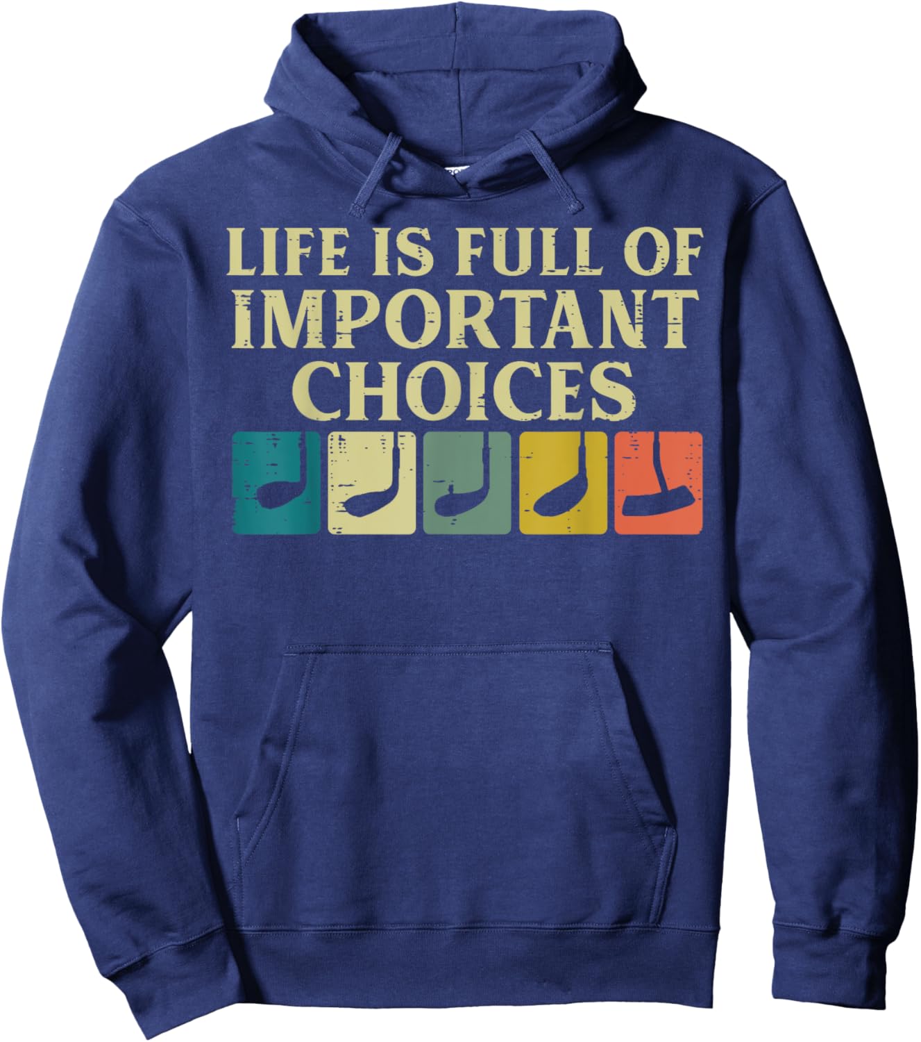 Life Full Important Choices Golf Clubs Golfing Men Women Kid Hoodie - Hoodie | Navy