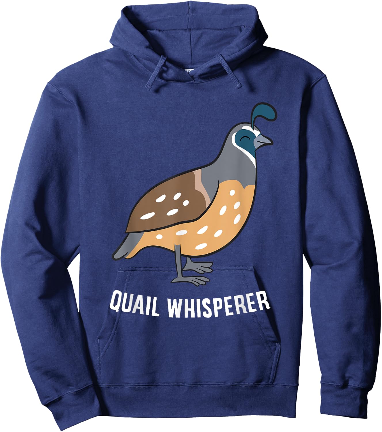 Funny Quail Whisperer Love Quails Hoodie - Hoodie | Navy