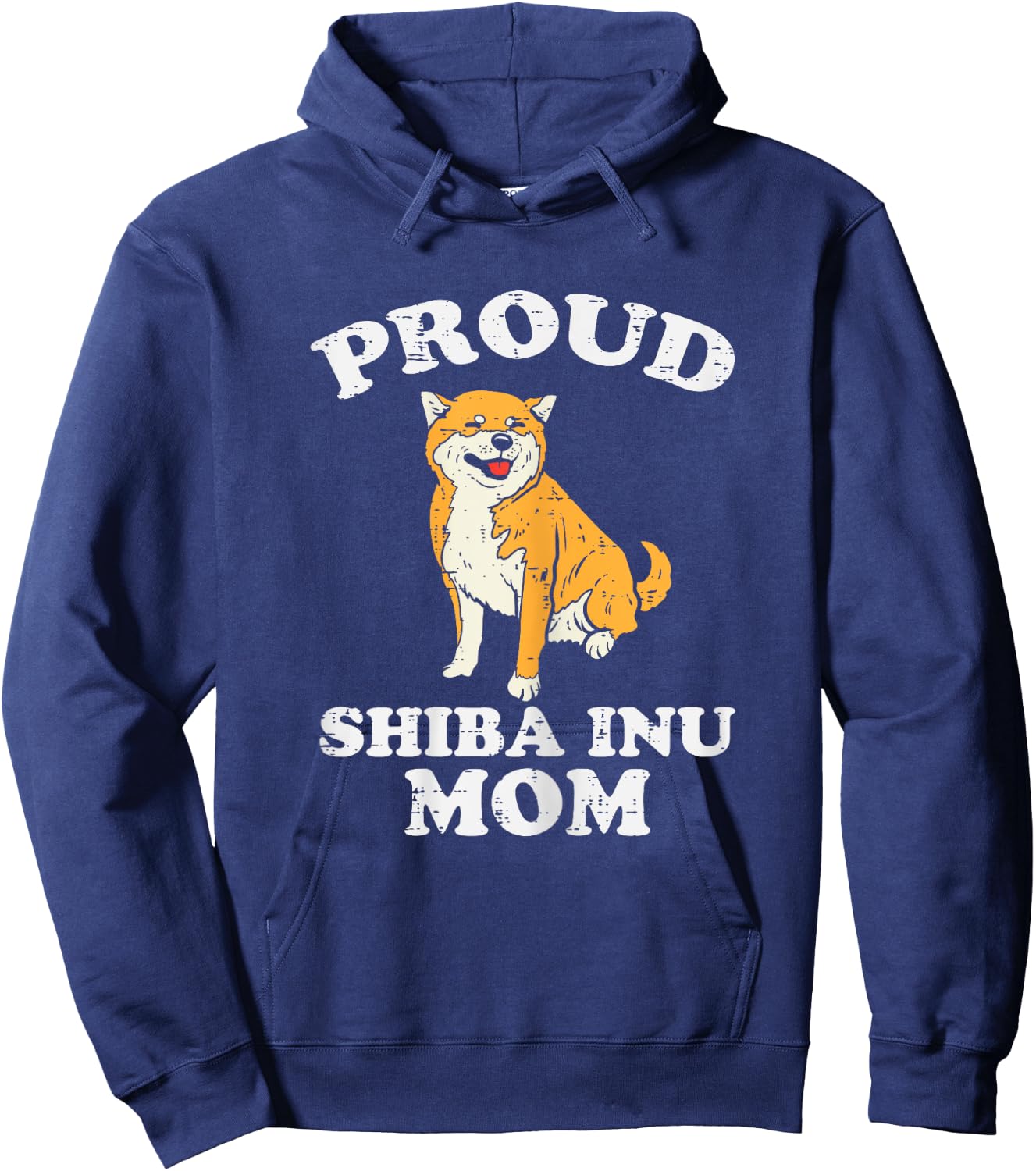 Proud Shiba Inu Mom Kawaii Japanese Dog Akita Women Gift Hoodie - Hoodie | Navy