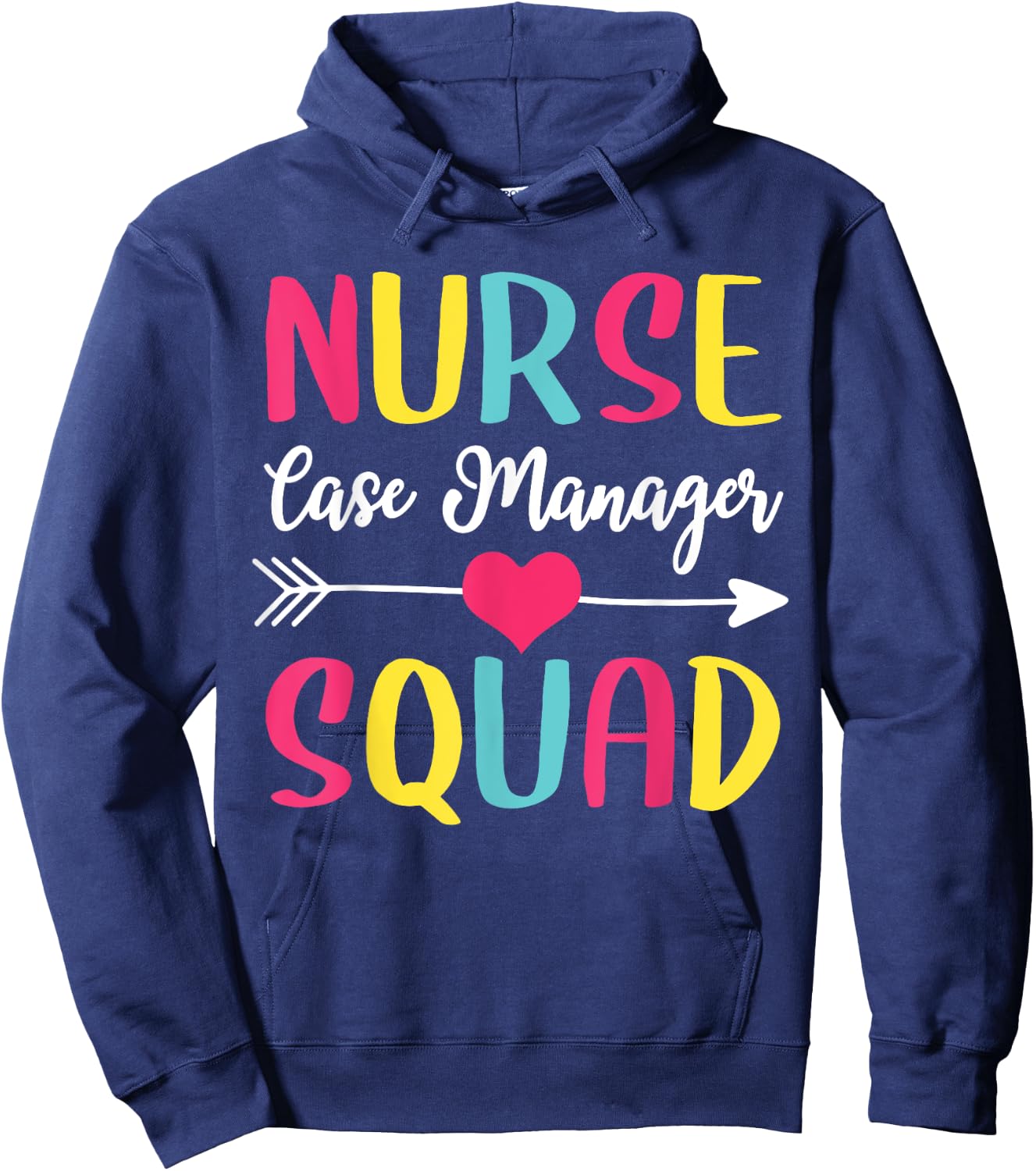 Nurse Case Manager Squad Cute Funny Nurses Hoodie - Hoodie | Navy