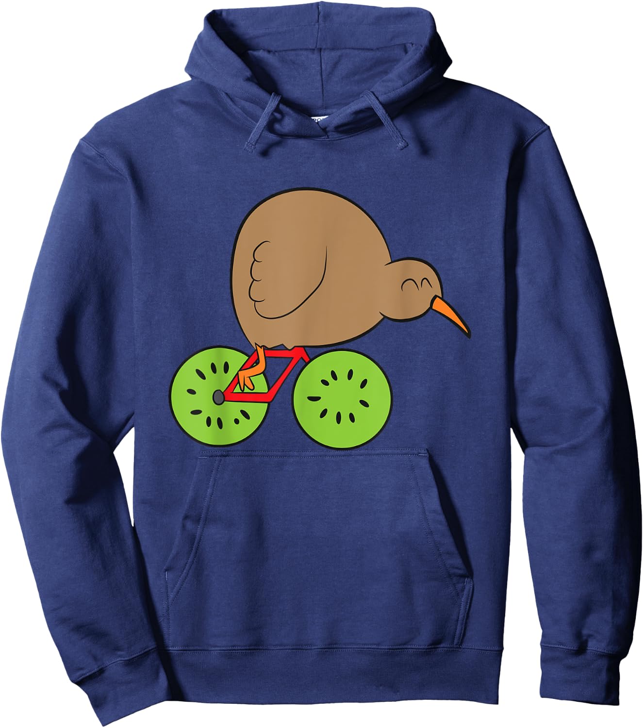 Kiwi Bird New Zealand Kiwi Bird and Kiwi Fruit Kiwi Hoodie - Hoodie | Navy