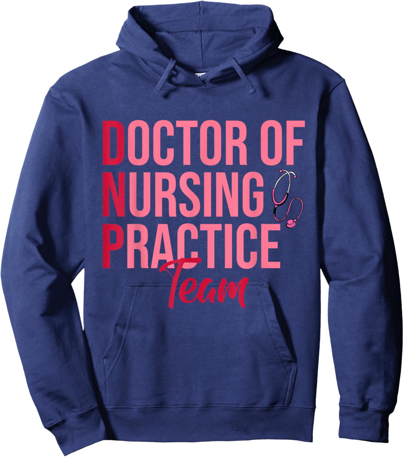 Retro DNP Doctor of Nursing Practice Brain RN Nurse DA1 Hoodie - Hoodie | Navy