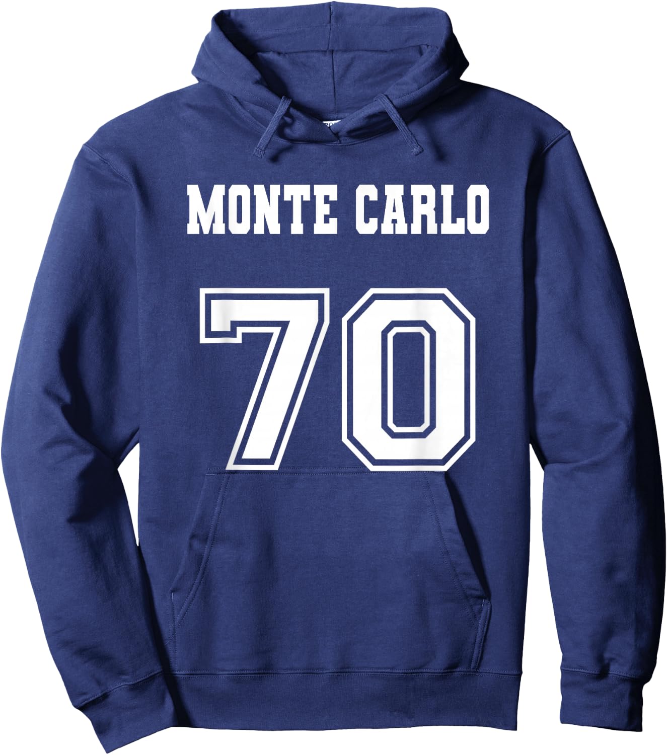 Jersey Style Monte Carlo 70 1970 Old School Muscle Car Hoodie - Hoodie | Navy