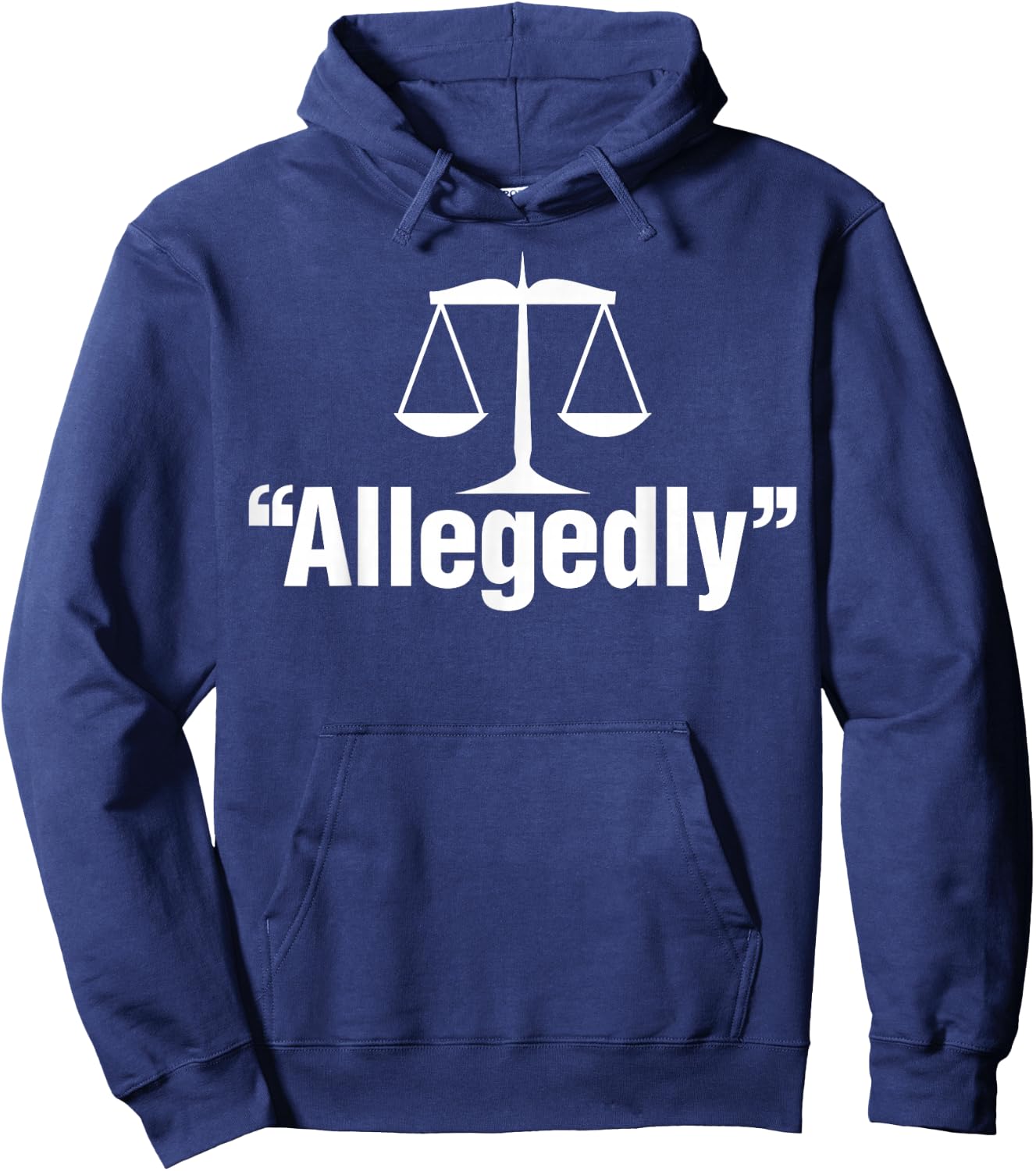 Allegeably Scale Of Justice Shirts Women Lawyer Gifts Hoodie - Hoodie | Navy