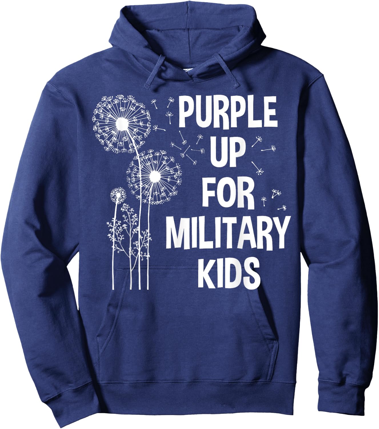 Purple Up for Military Kids - Month of the Military Child Hoodie - Hoodie | Navy