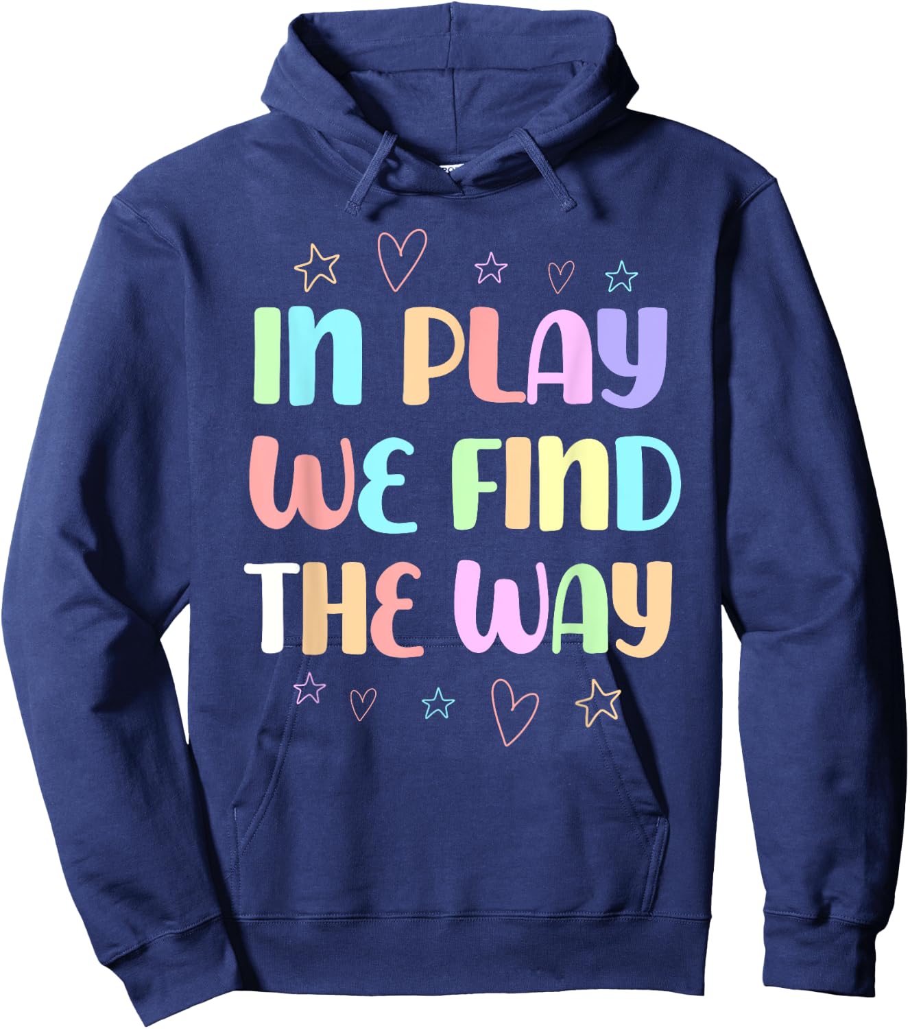 Funny Play Therapist Quote Child Behavioral Therapy Hoodie - Hoodie | Navy