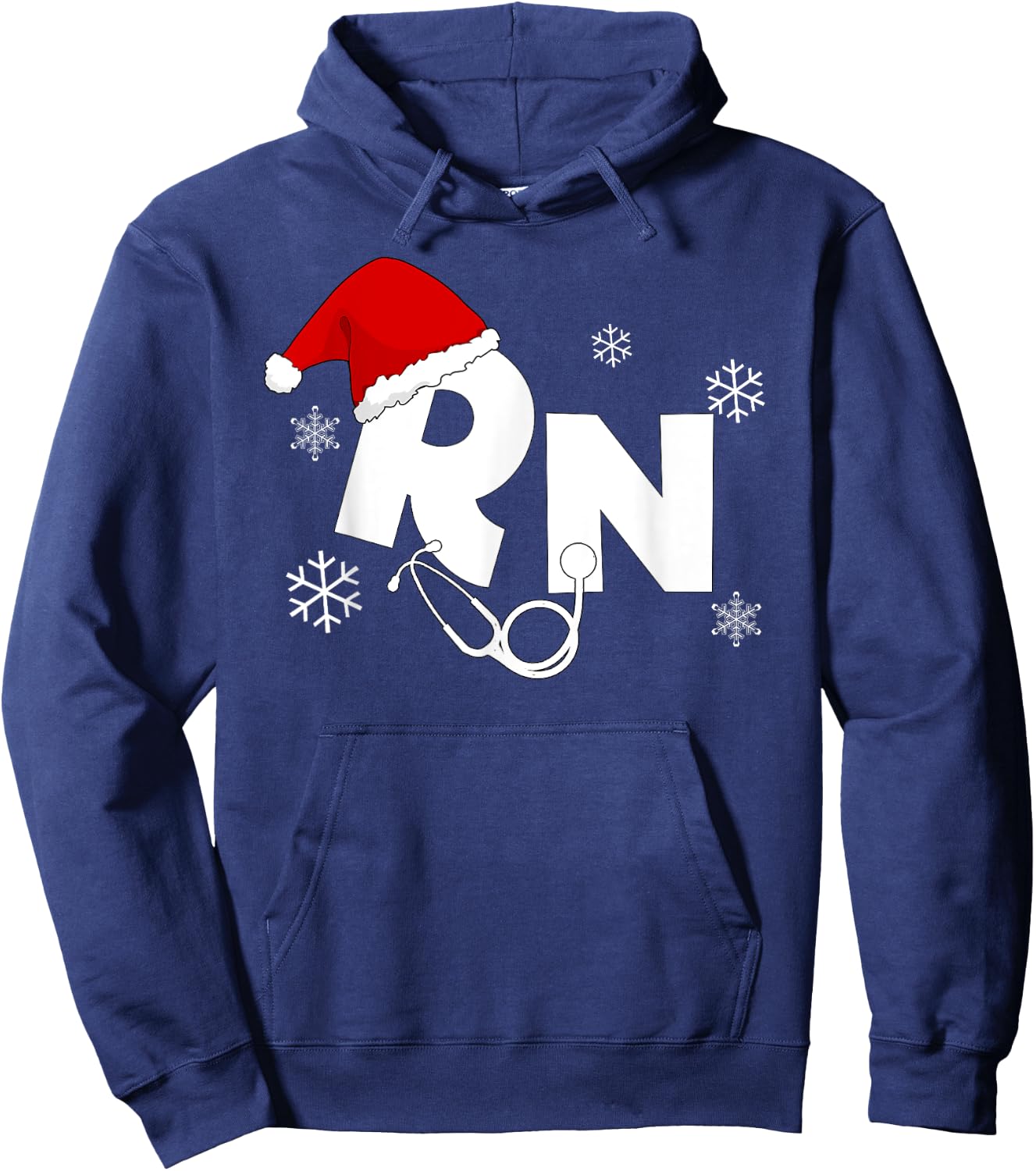 Registered Nurse Santa RN Christmas gifts for nurses Hoodie - Hoodie | Navy