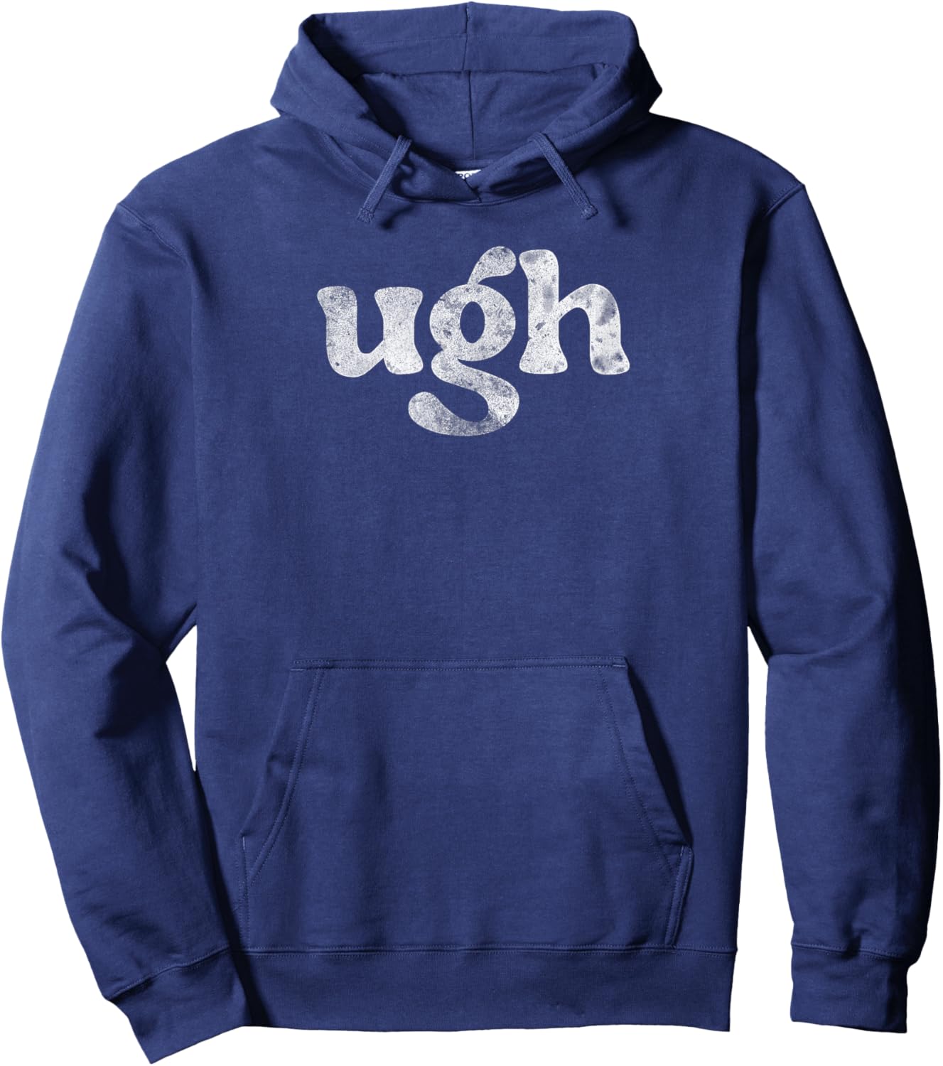 Funny Ugh Humorous Disgusted Men Women Sarcastic Humor Hoodie - Hoodie | Navy