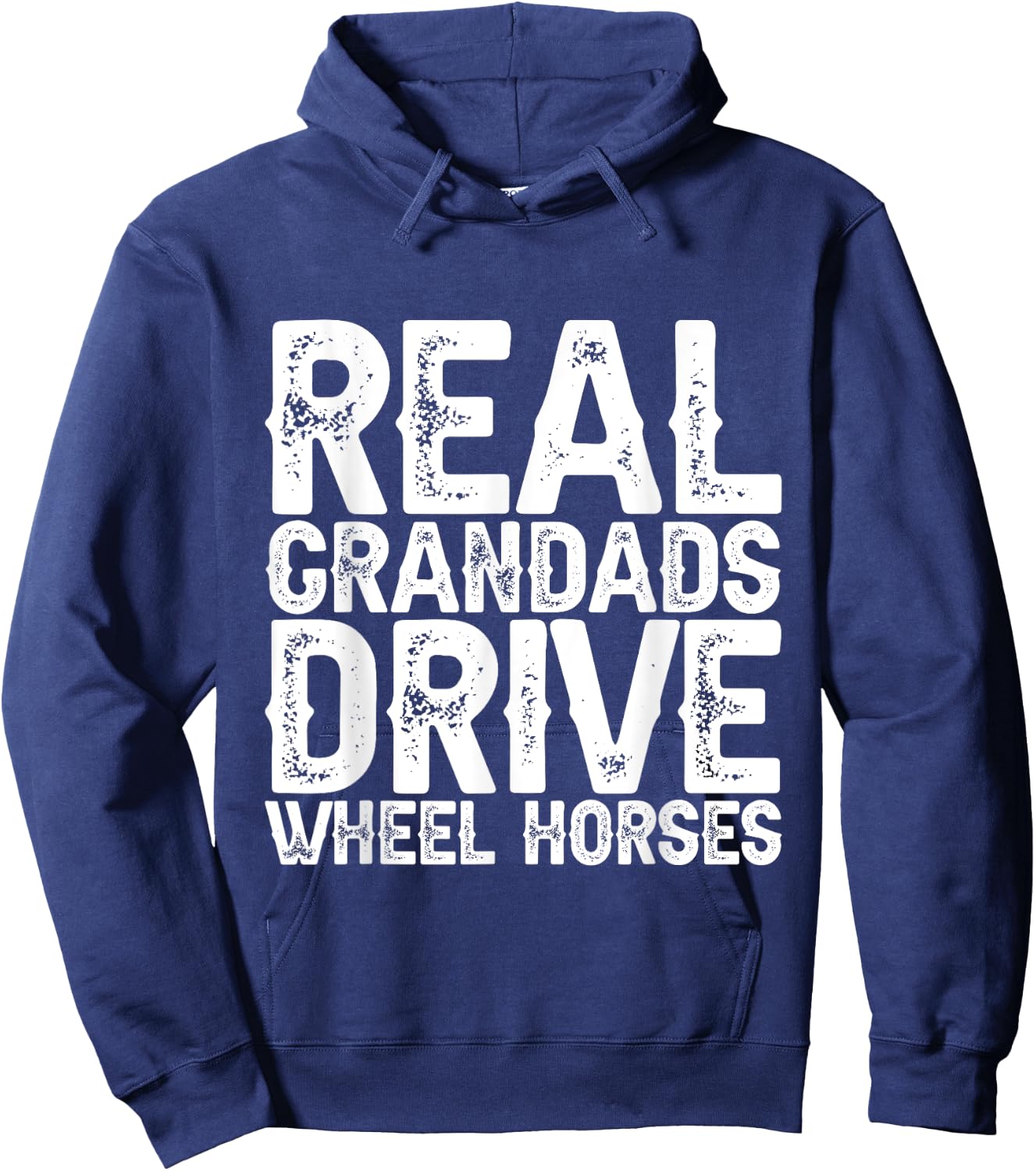 Real Grandads Drive Wheel Horses Hoodie - Hoodie | Navy