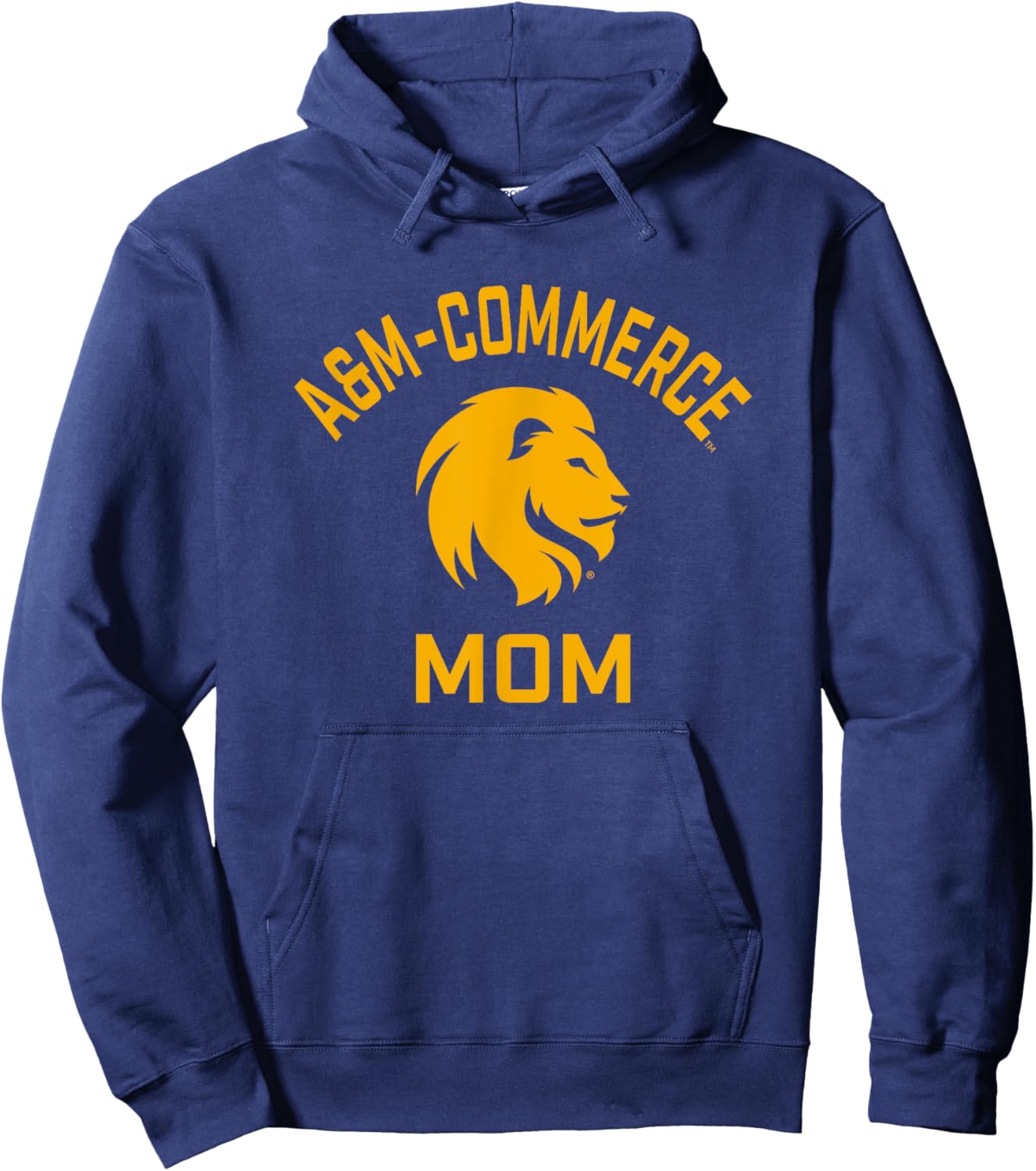Texas A&M University-Commerce Lions Arched Mom Hoodie - Hoodie | Navy