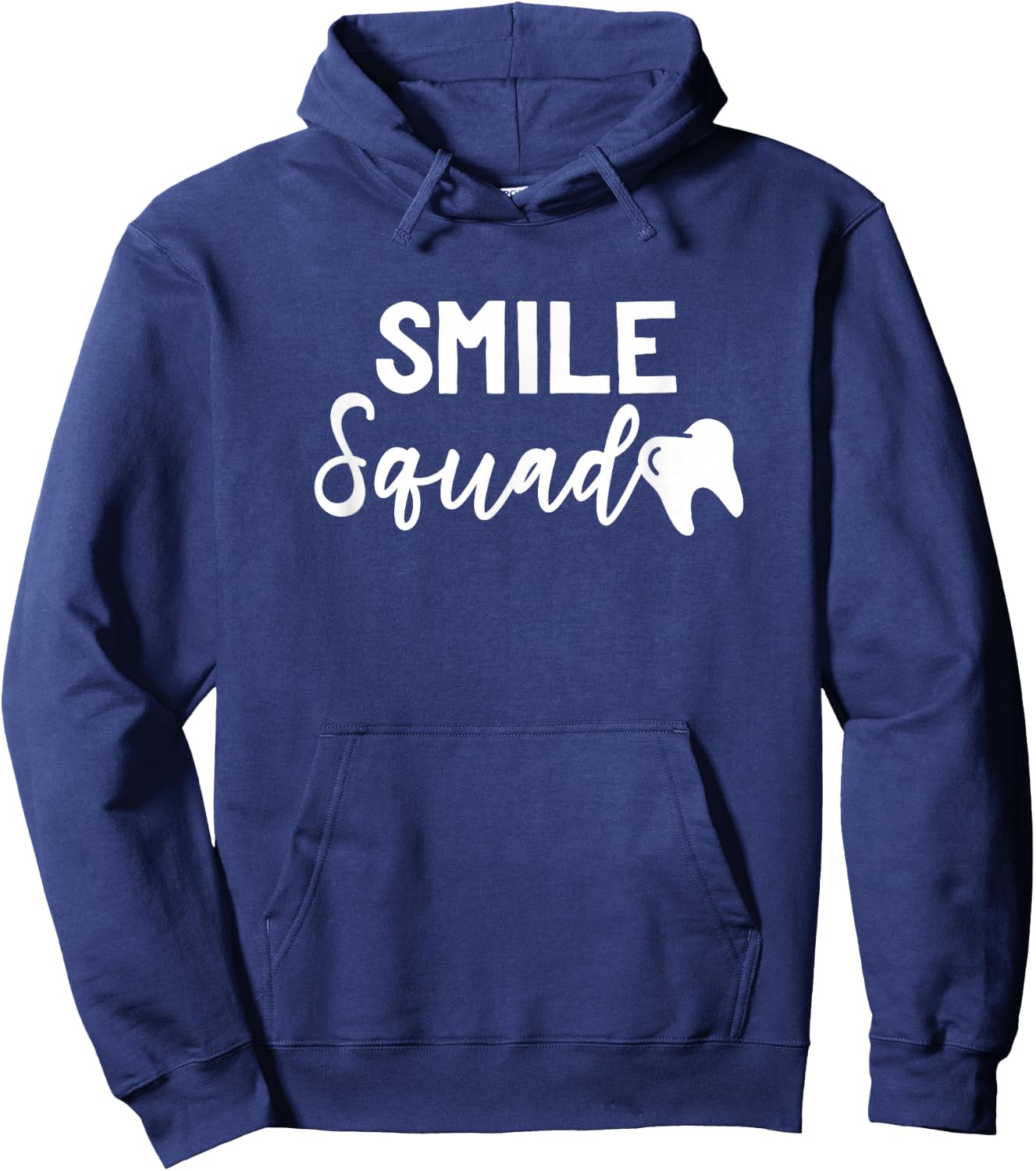 Dental Smile Squad Cute Dentist Office and Hygienist Staff Hoodie - Hoodie | Navy