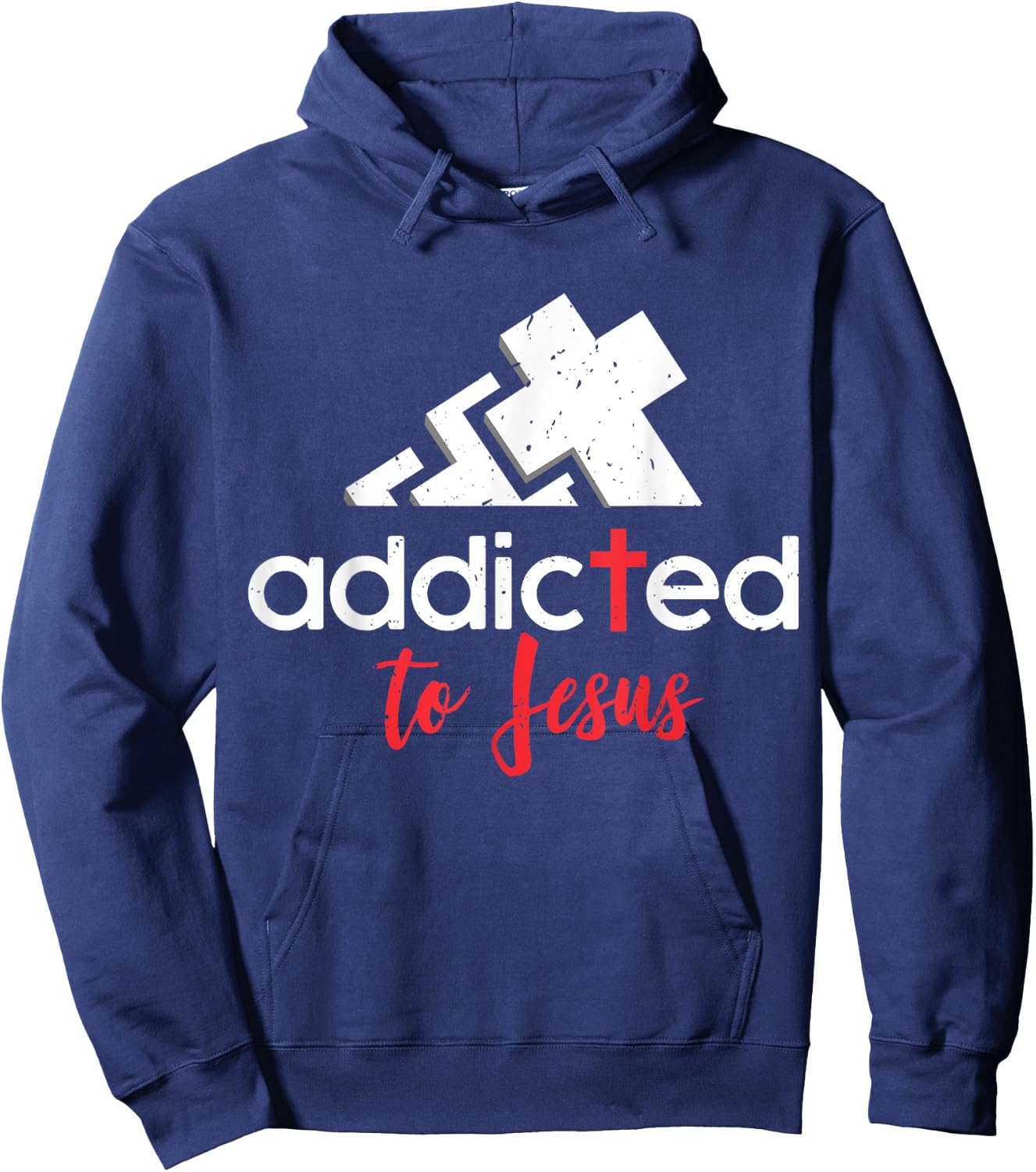 Addicted to Jesus - Christian Men Women Gift Hoodie - Hoodie | Navy