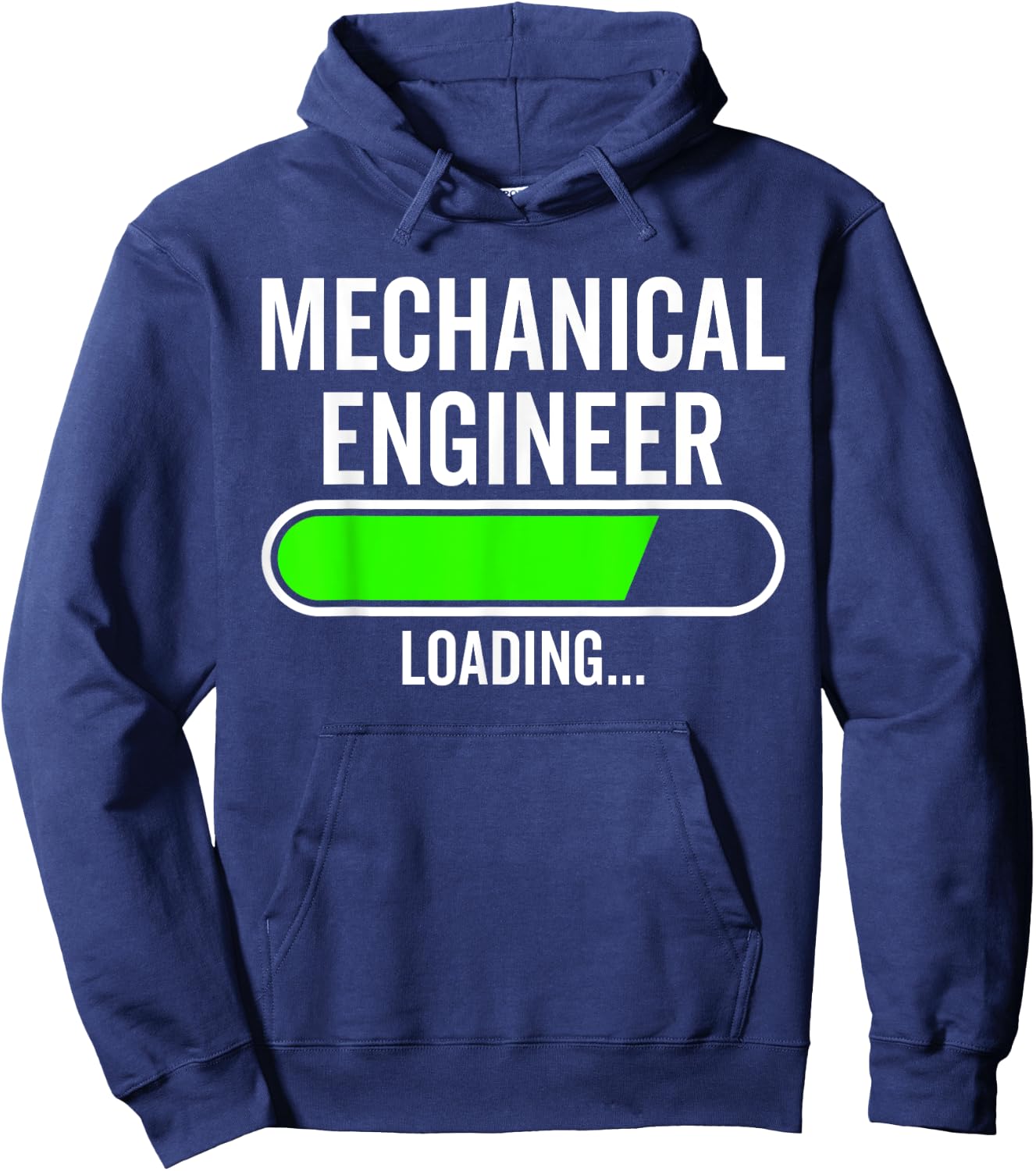 Mechanical Engineer Loading Graduation Graduate New Job Hoodie - Hoodie | Navy