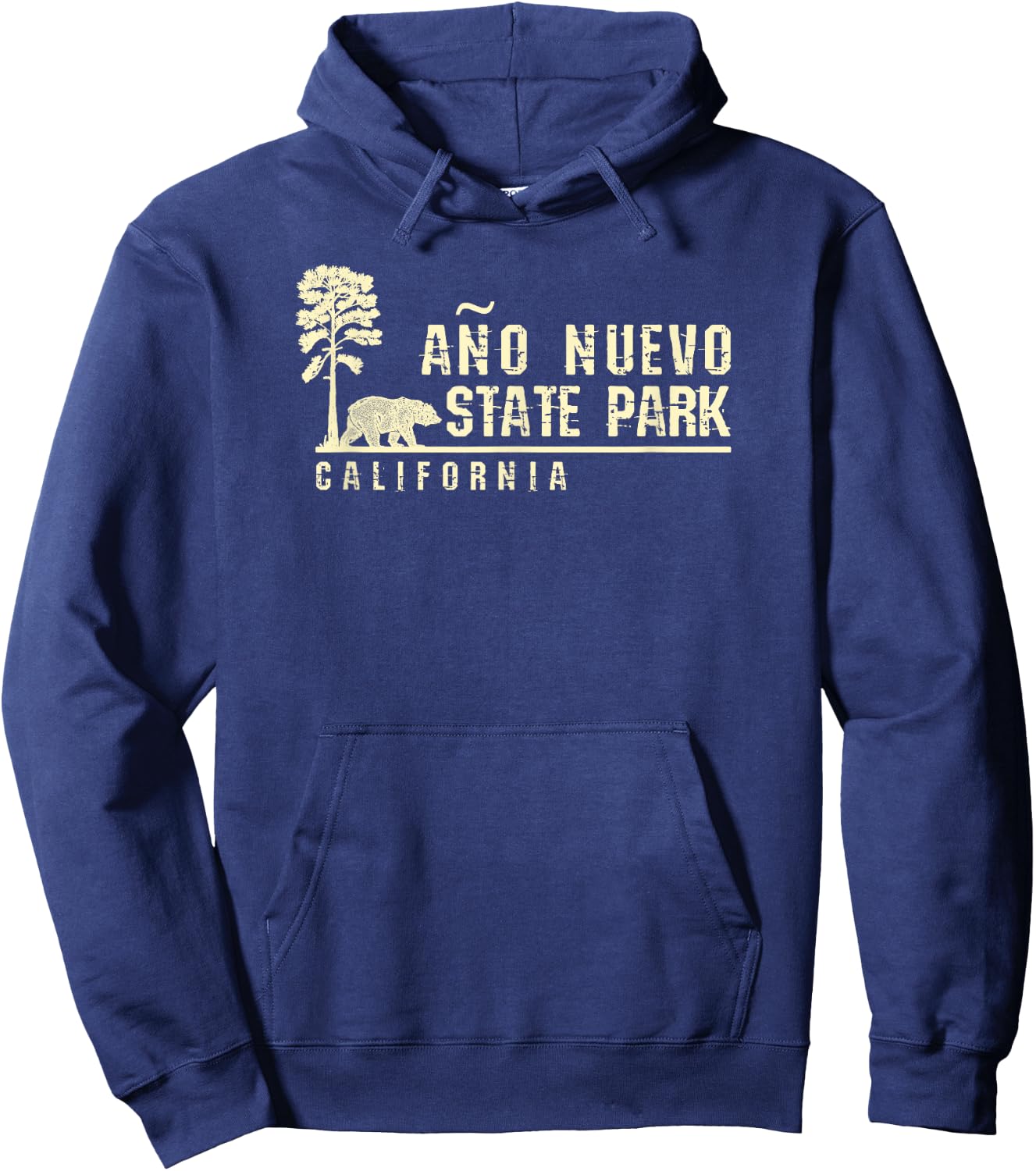 California Souvenir Gift Ano Nuevo State Park Hoodie - Hoodie | Navy