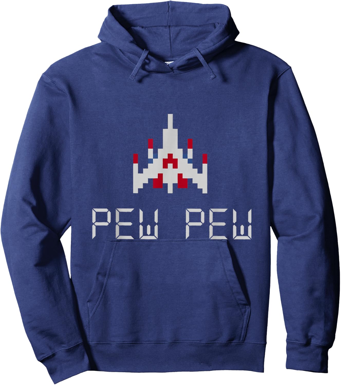 Arcade Retro video game ship Hoodie - Hoodie | Navy
