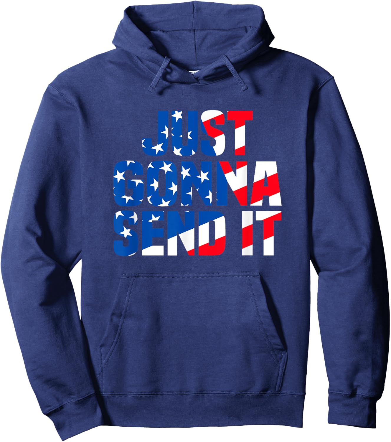 Motocross Racer Trail Rider Outdoor Just gonna send it Hoodie - Hoodie | Navy