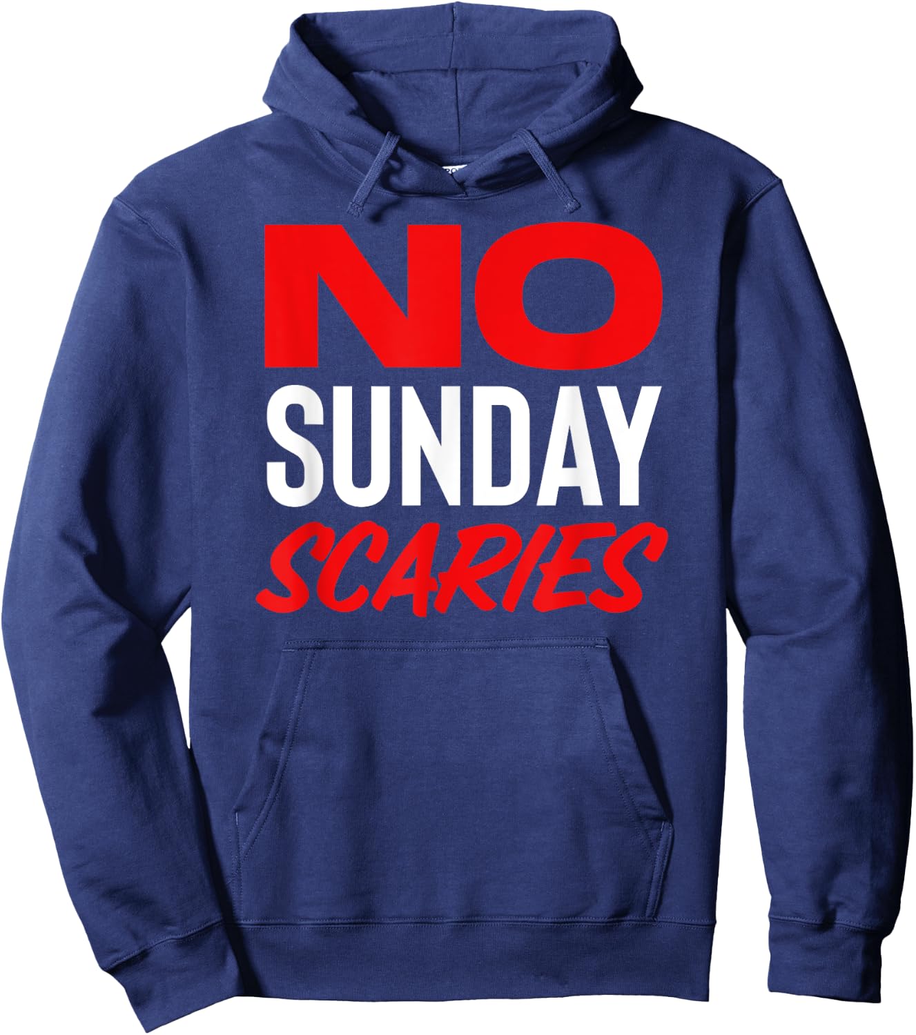 No Sunday Scaries Hoodie - Hoodie | Navy