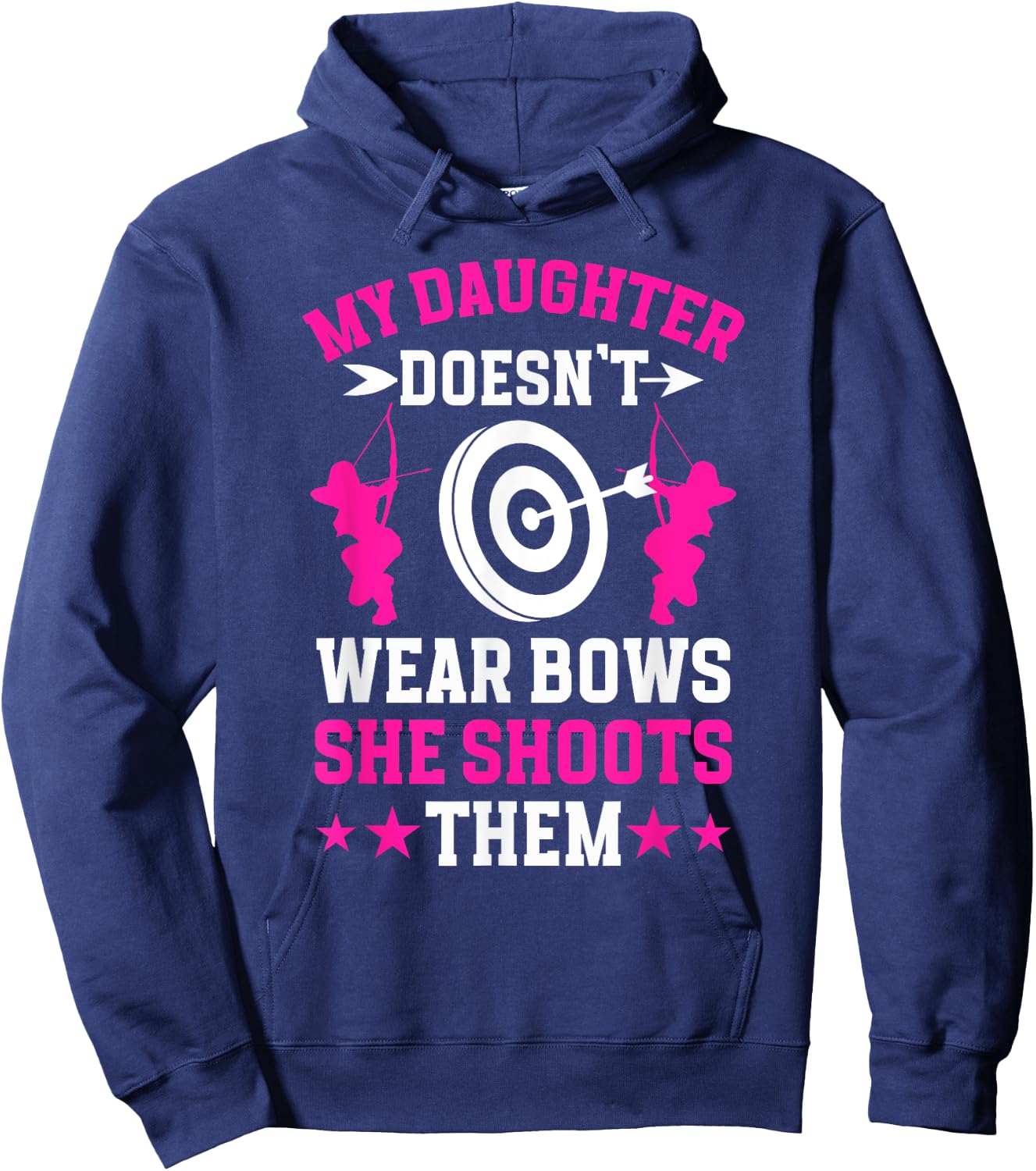 My Daughter Archery Mom Of An Archer Mother Archery Mama Hoodie - Hoodie | Navy