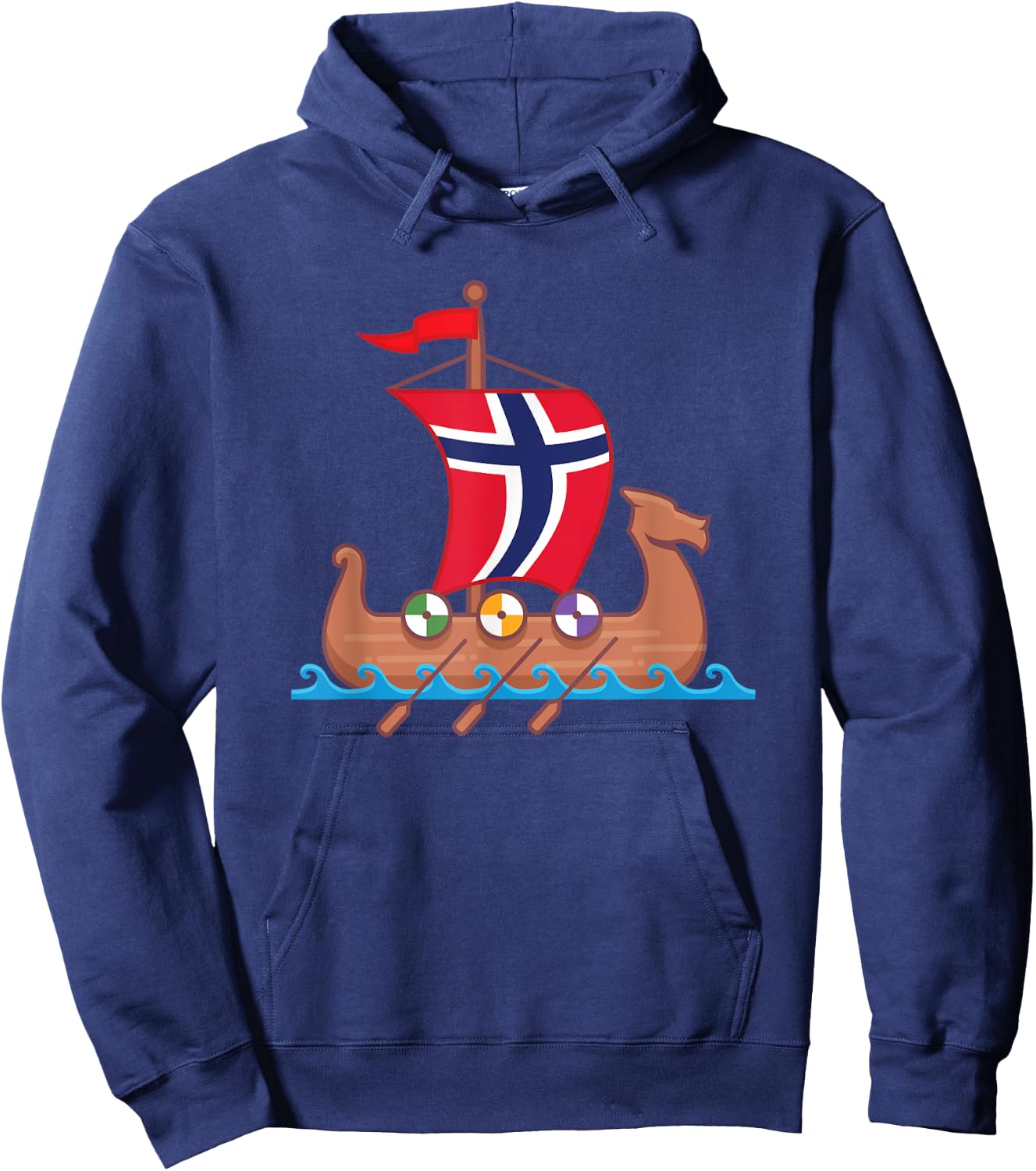 Norwegian Viking Ship Norway Hoodie - Hoodie | Navy