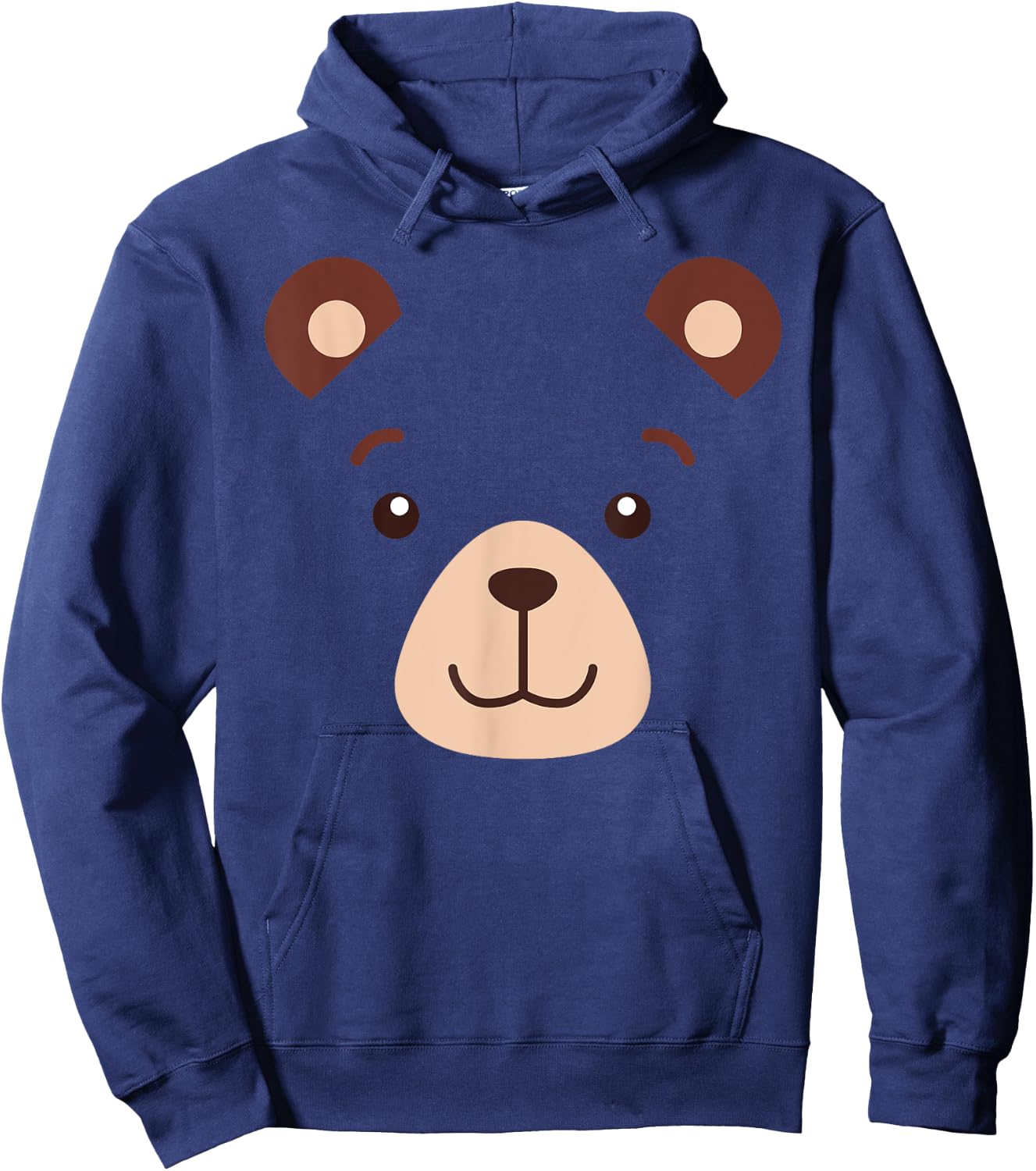 Bear Face Halloween Costume Kids Boy Girl Adult Gift Hoodie - Hoodie | Navy