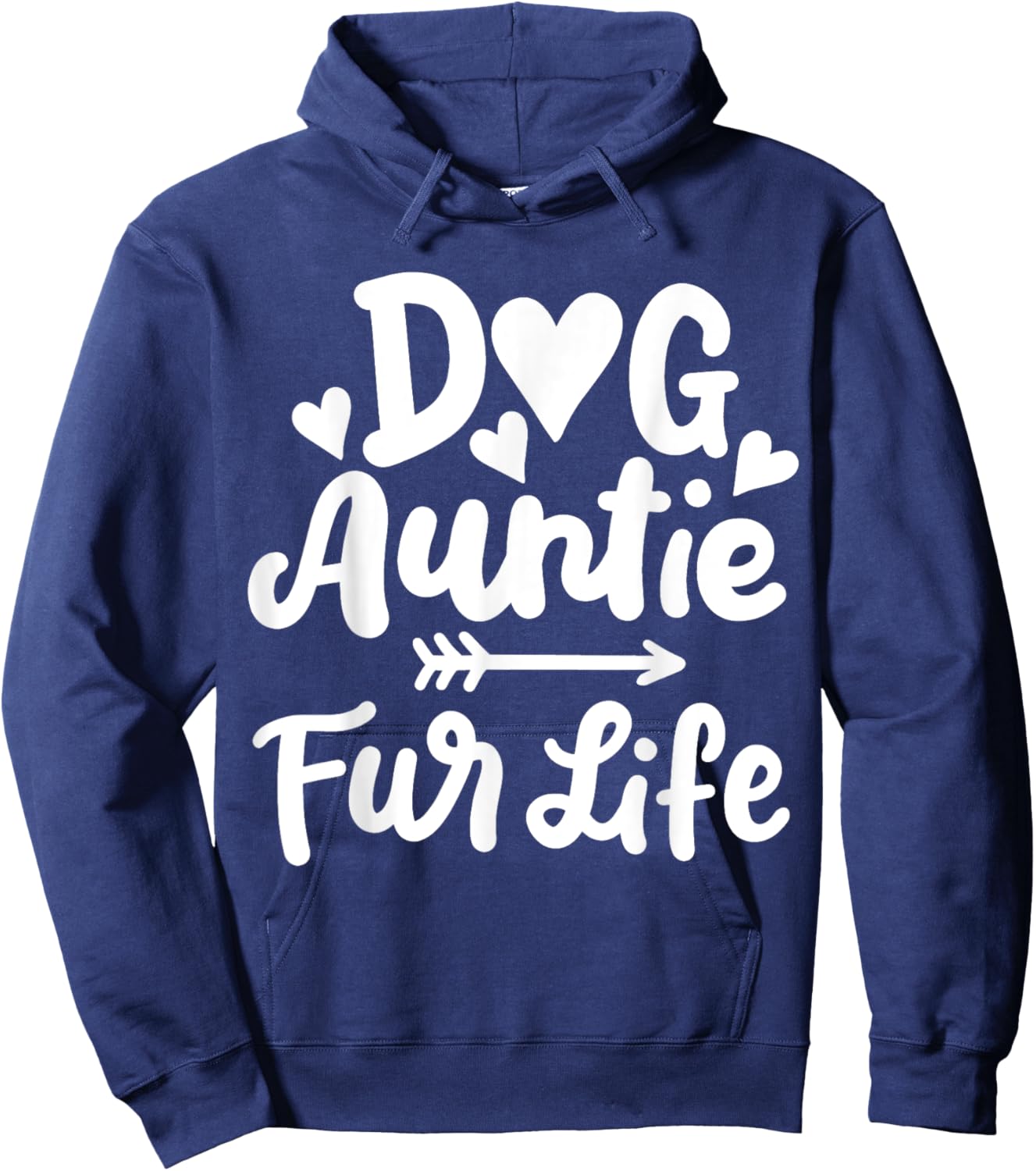 Dog Aunt Dog Auntie Hoodie - Hoodie | Navy