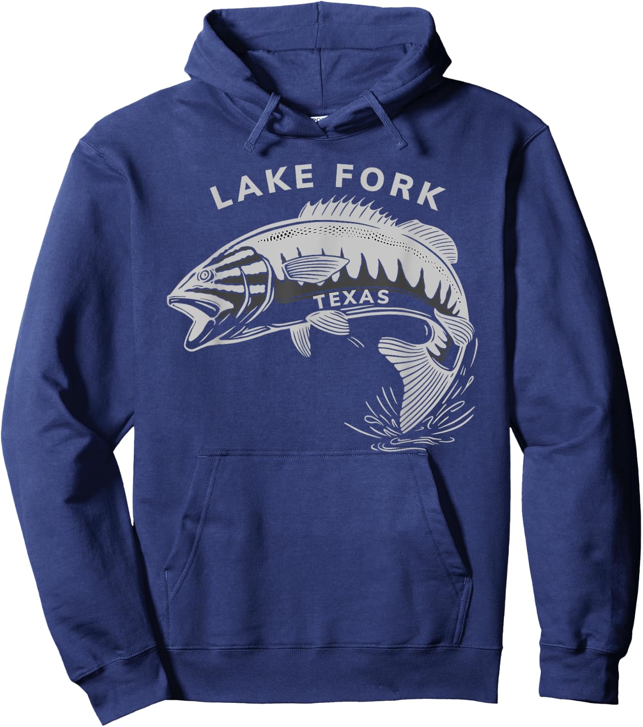 Lake Fork Texas Hoodie - Hoodie | Navy