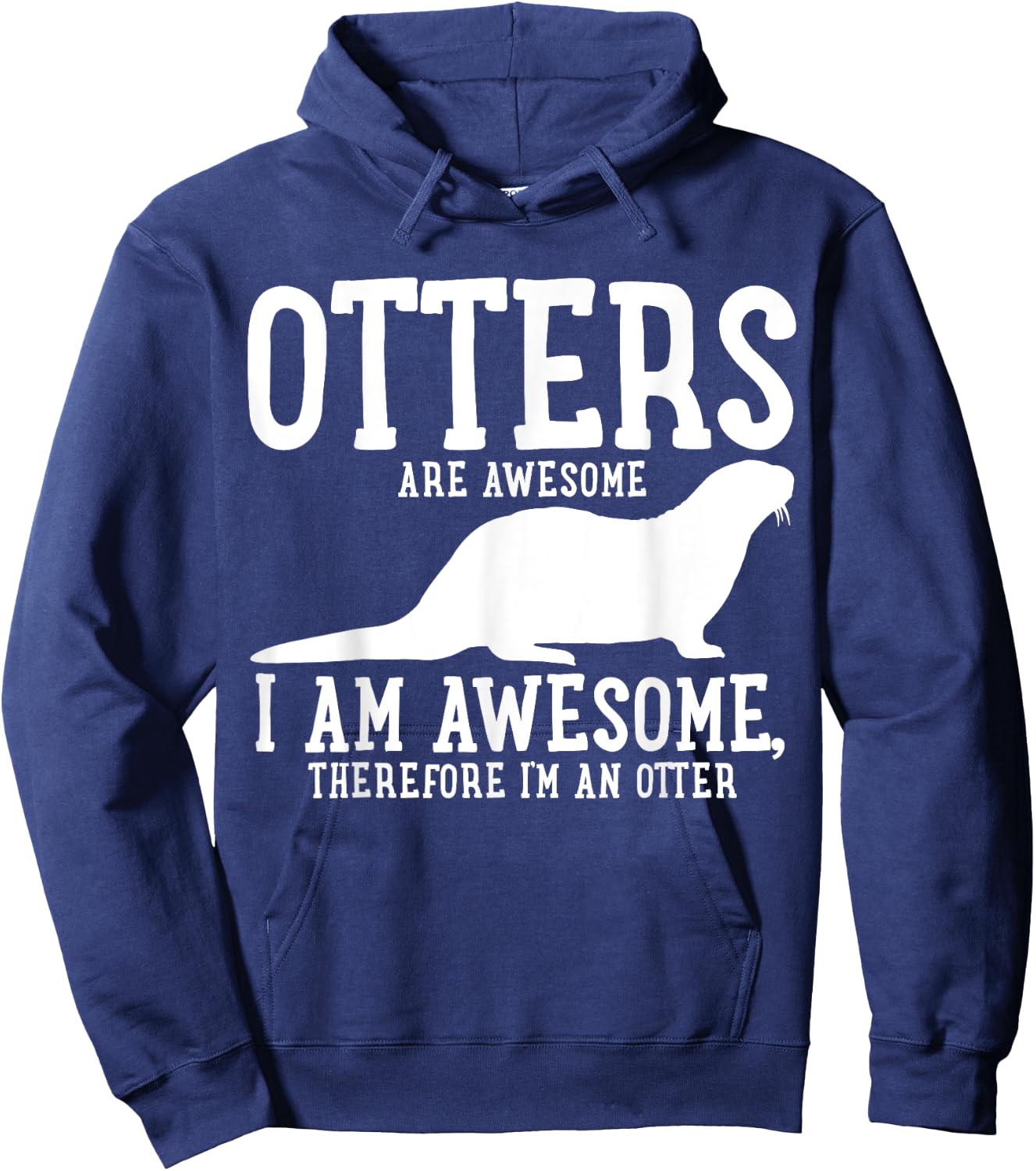 Otter Funny Gift Hoodie - Hoodie | Navy