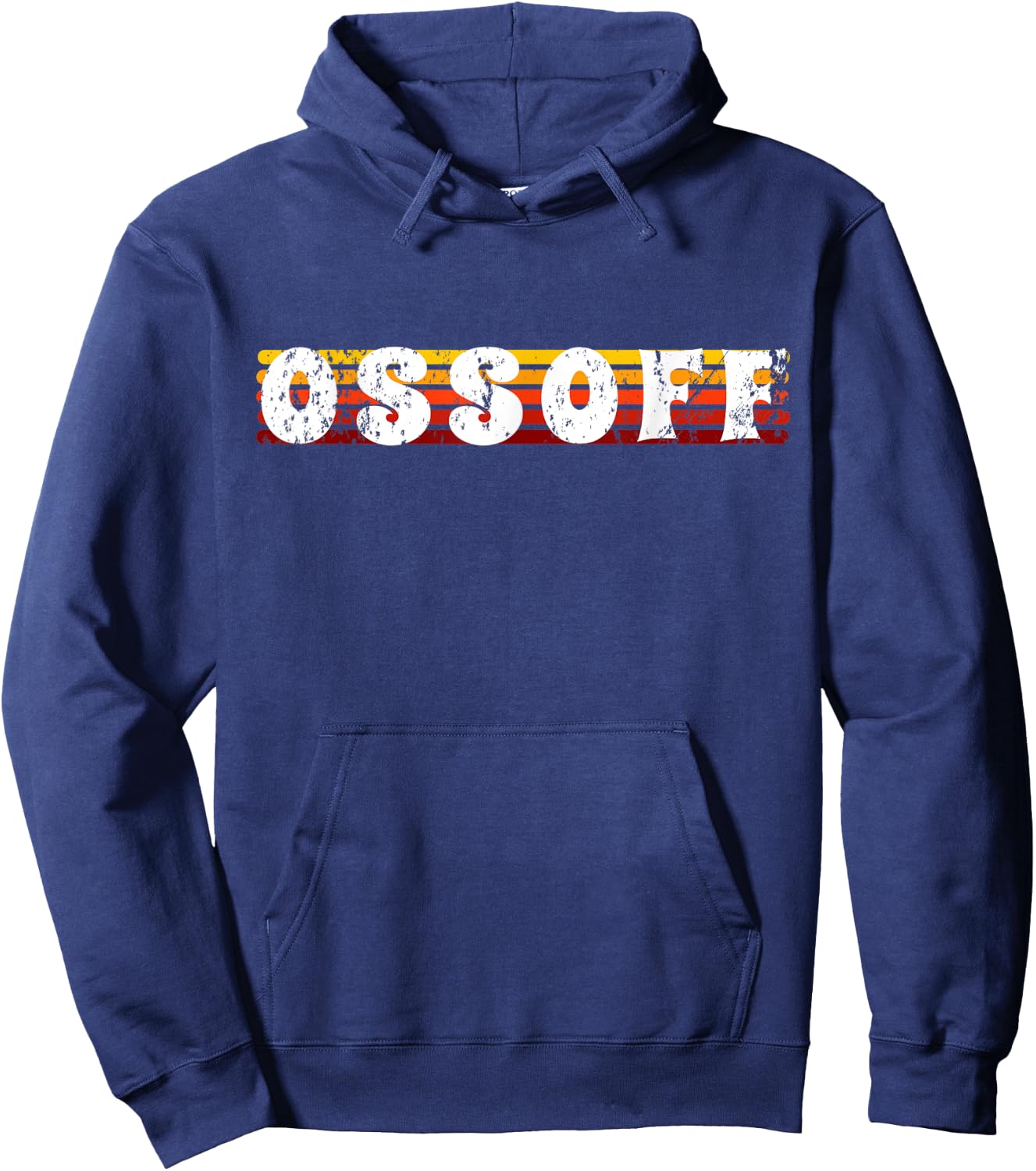 Jon Ossoff Senator Ossoff Retro Georgia Runoff Vintage Hoodie - Hoodie | Navy