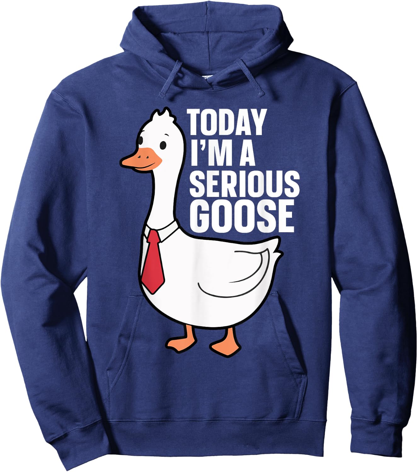 Today I'm A Serious Goose Hoodie - Hoodie | Navy