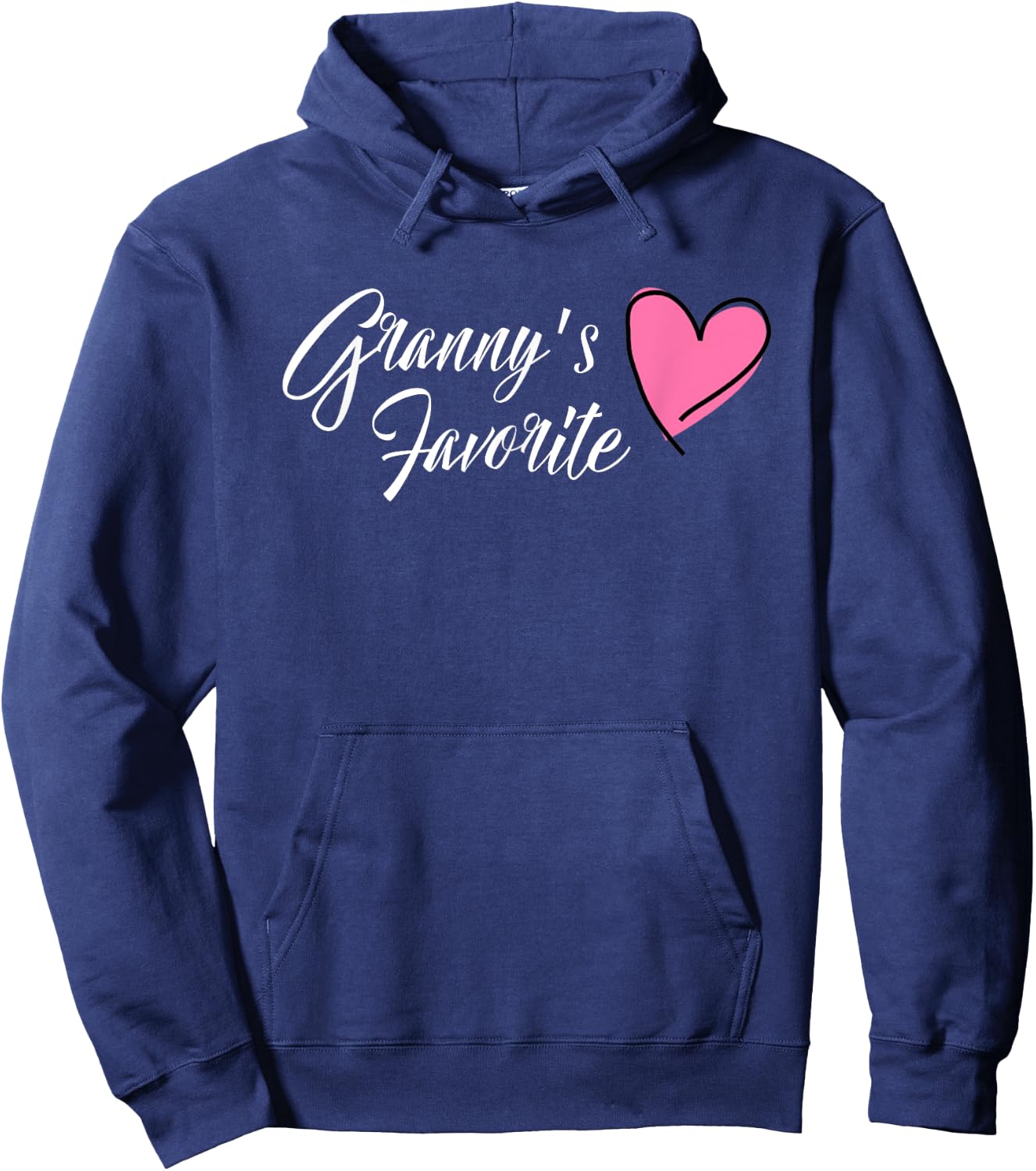 GRANNY'S FAVORITE Granddaughter Heart Hoodie - Hoodie | Navy