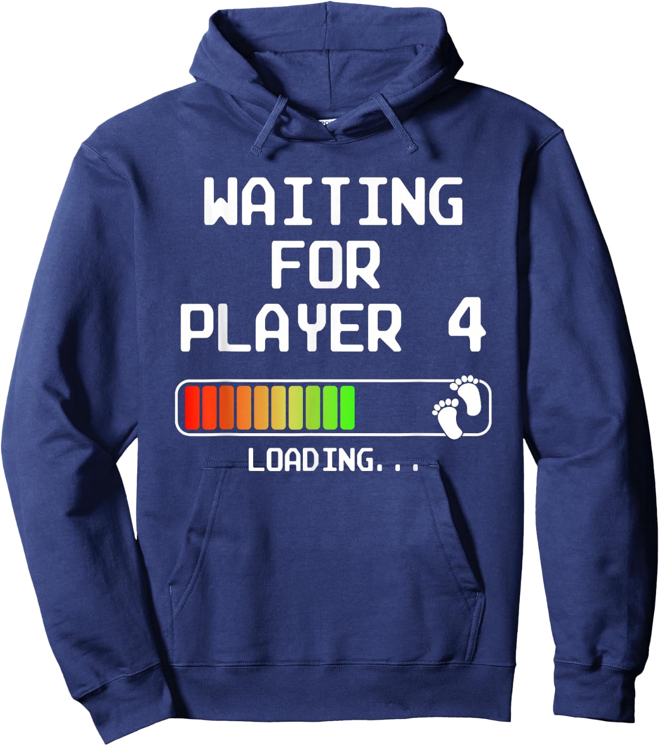 Gamer Pregnancy Announcement 2nd Baby Expectant Dad Player 4 Hoodie - Hoodie | Navy