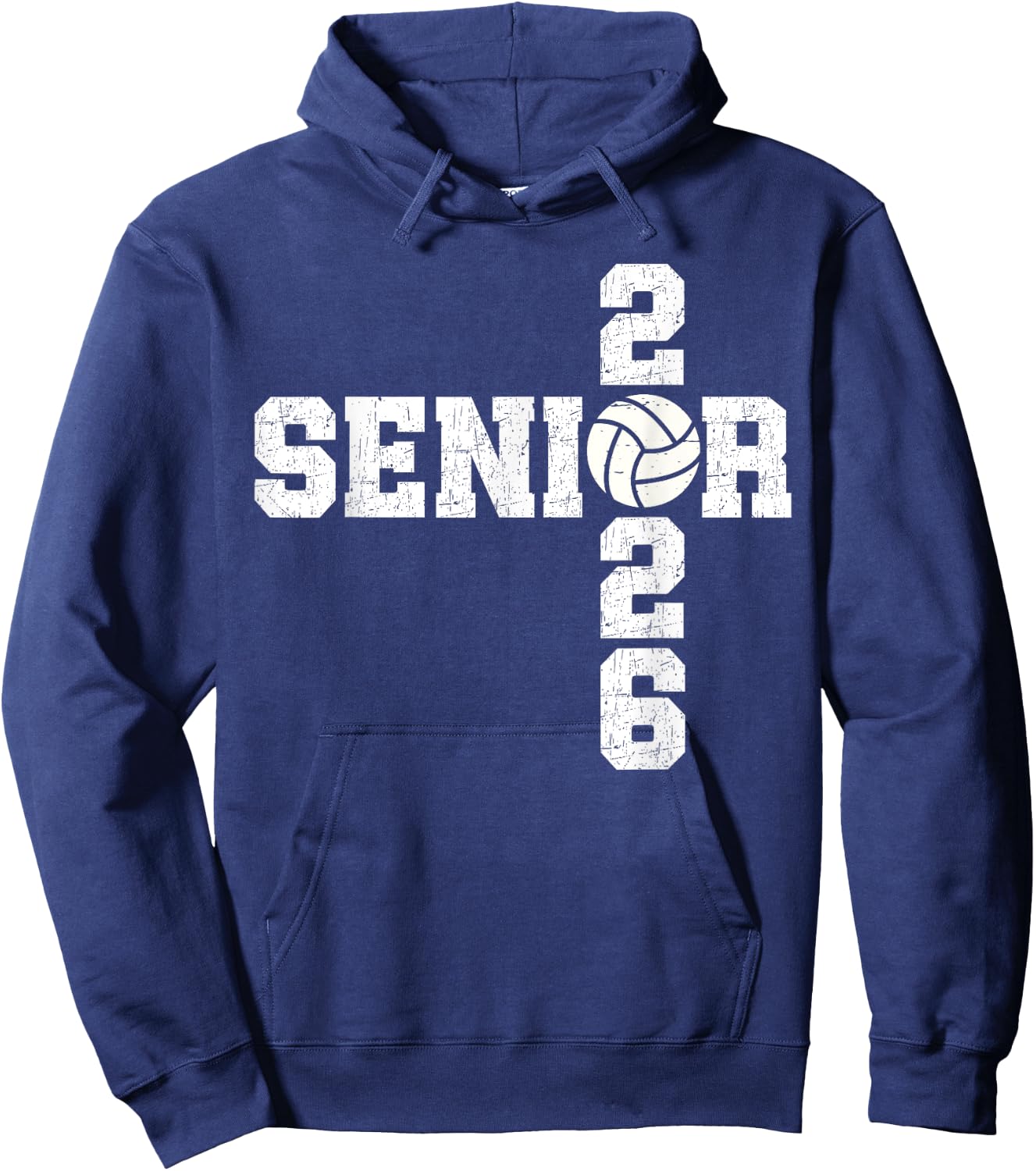 Senior Class of 2026 Volleyball Seniors Back to School 2026 Hoodie - Hoodie | Navy